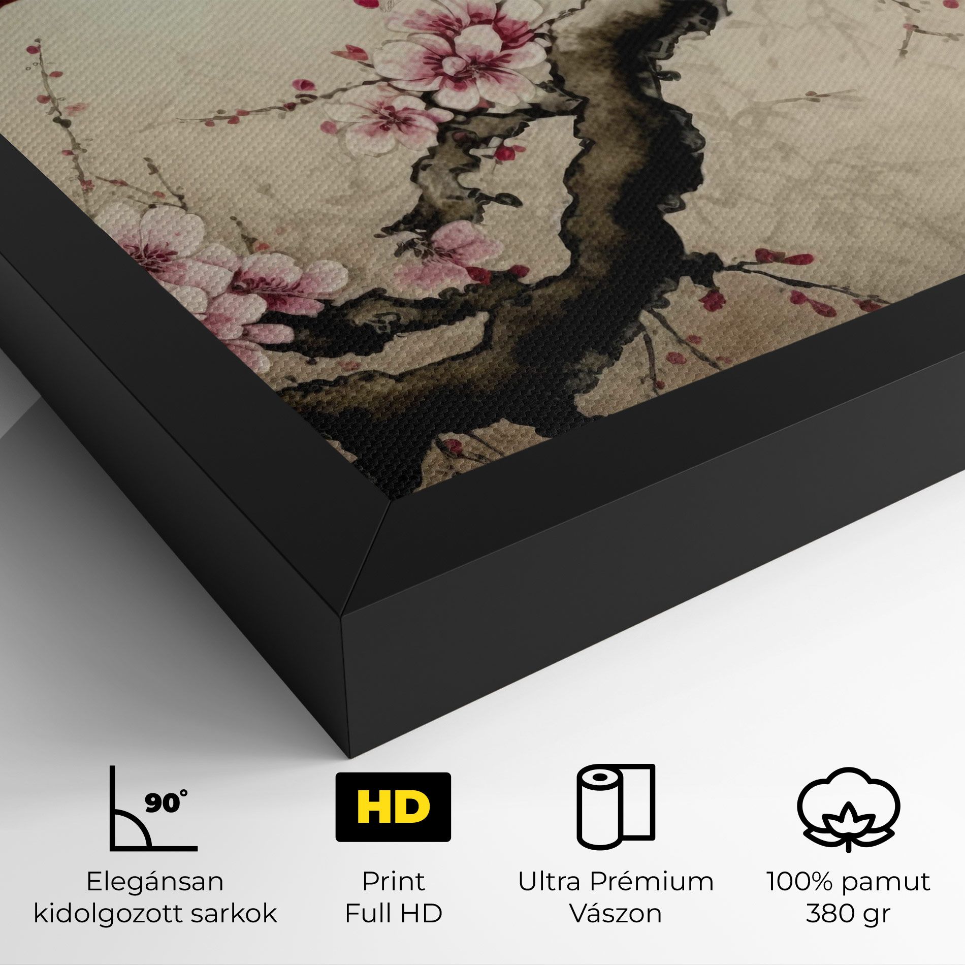 Cherry Blossom Birds mockup 4