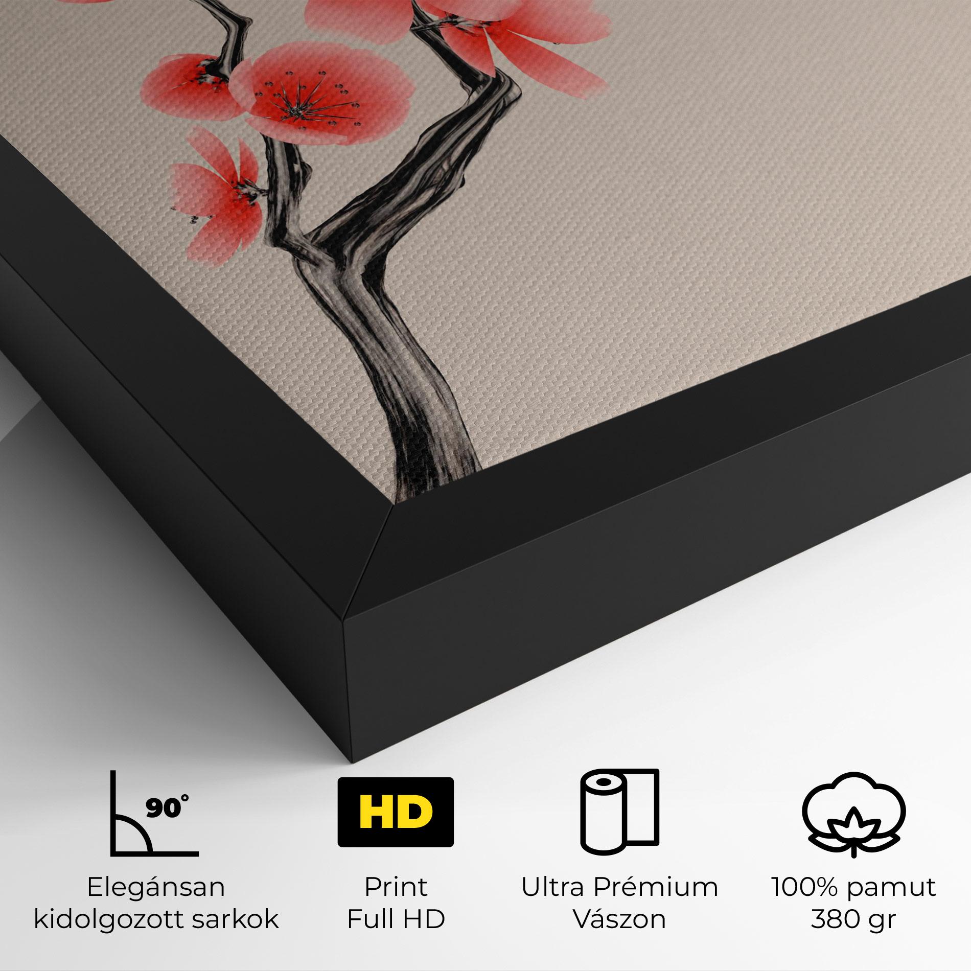 Vászonkép Chinese Plum Blossom mockup 4