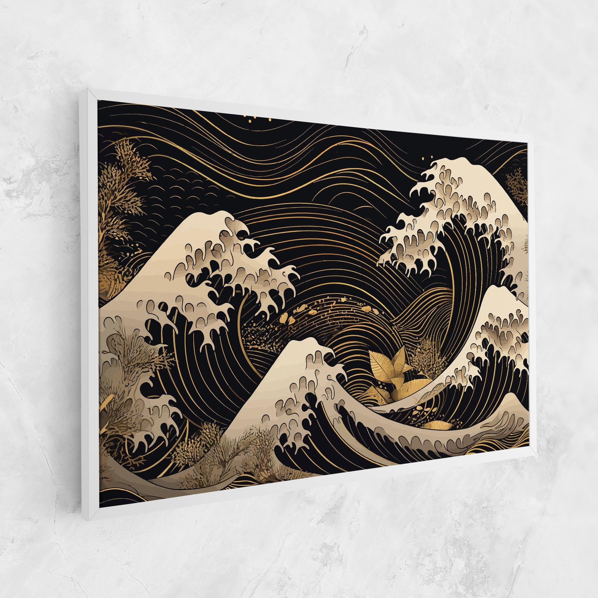 Vászonkép Asiatic Gold Wave mockup 1