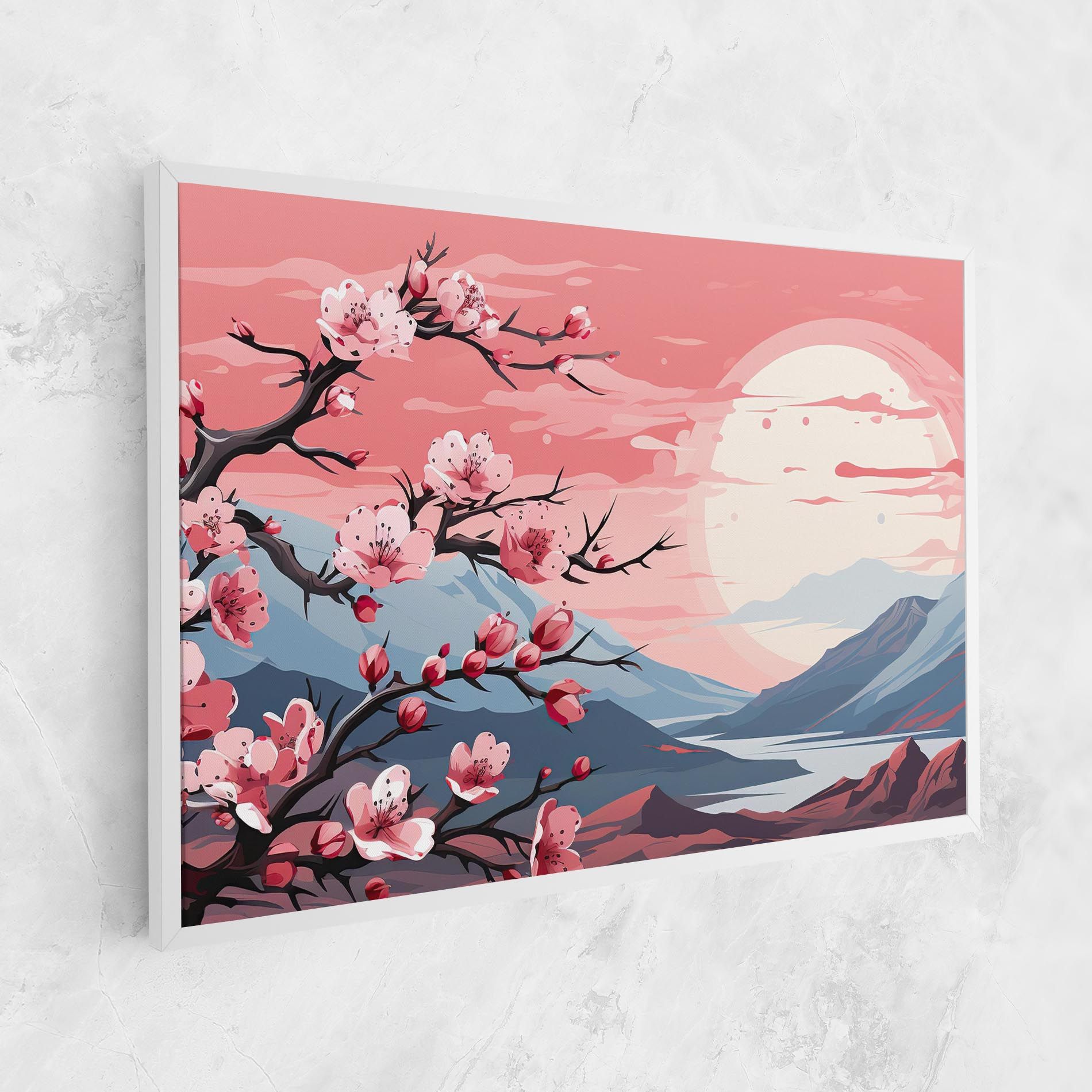 Chinese Cherry Blossoms mockup 1