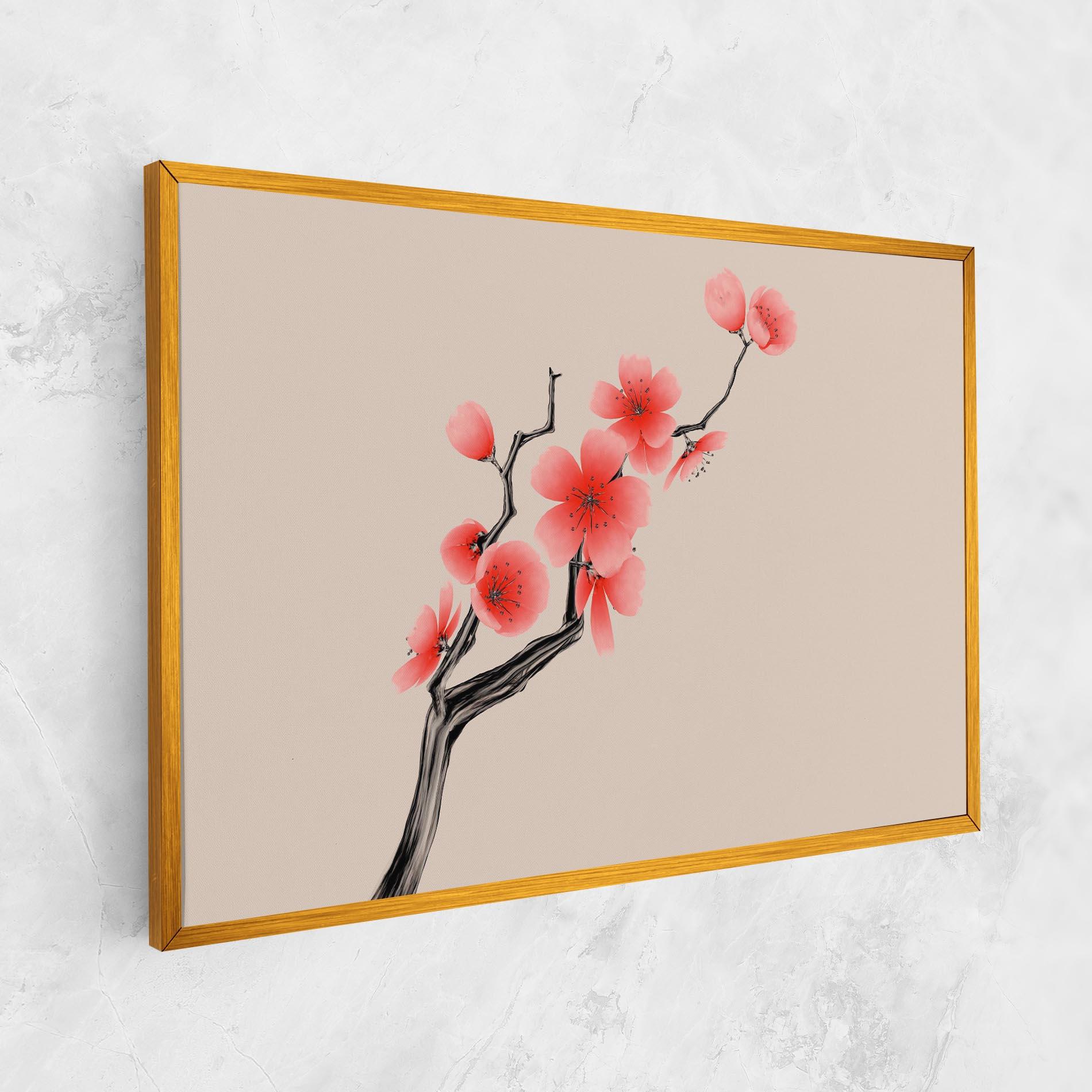Vászonkép Chinese Plum Blossom mockup 1
