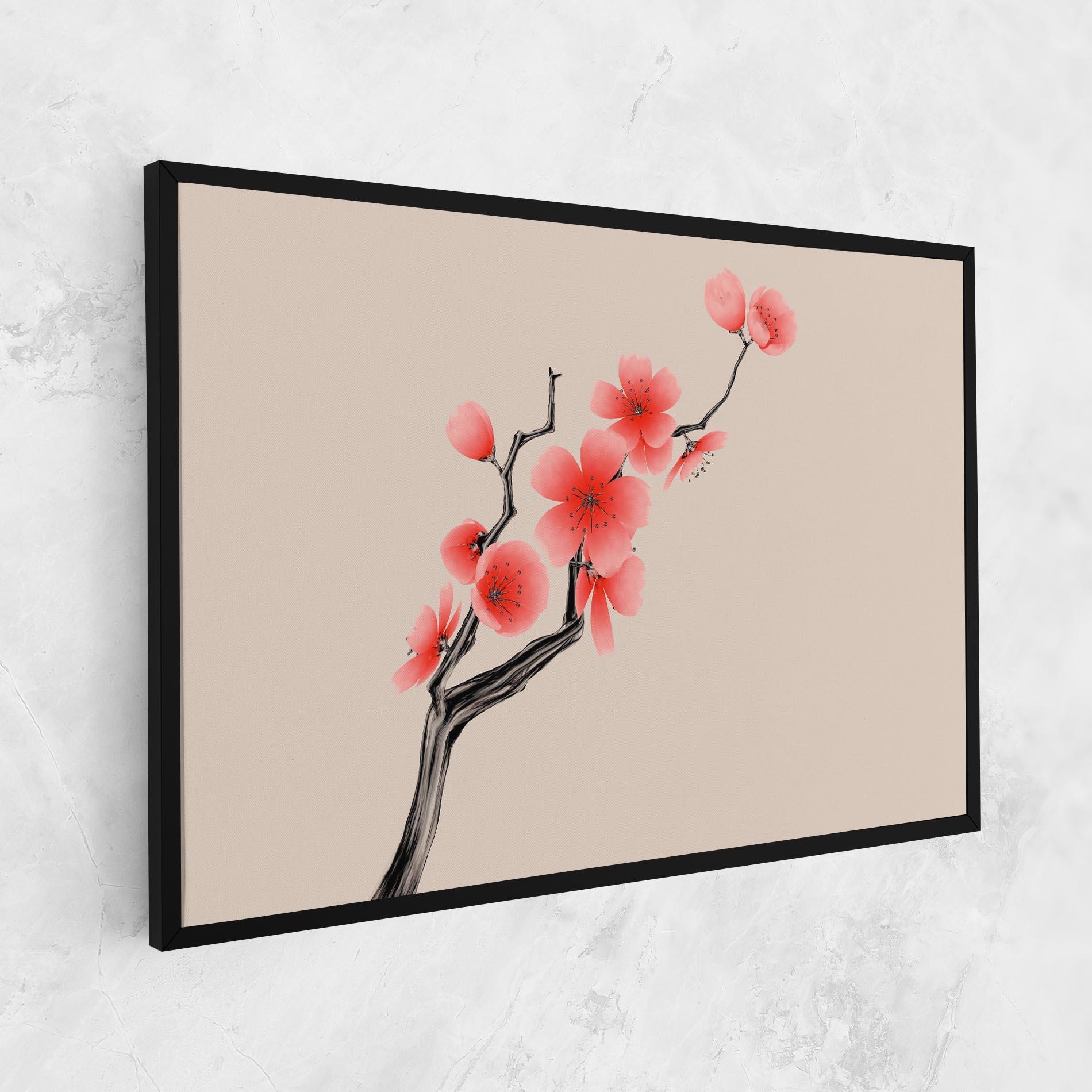 Vászonkép Chinese Plum Blossom mockup 1