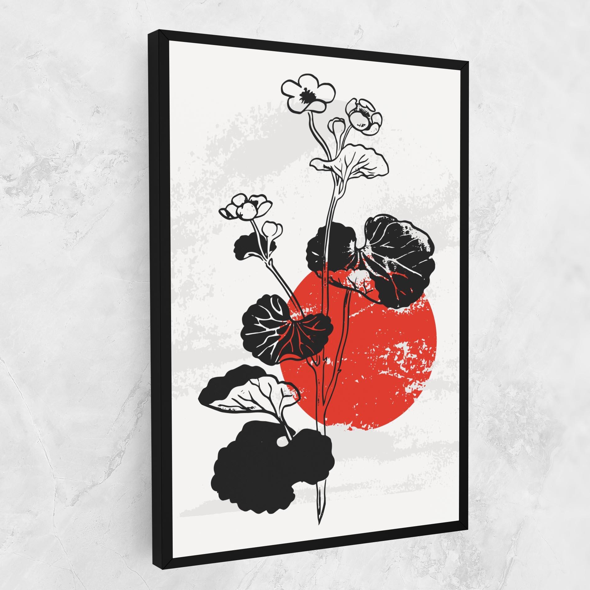 Vászonkép Japan Plant Art mockup 1