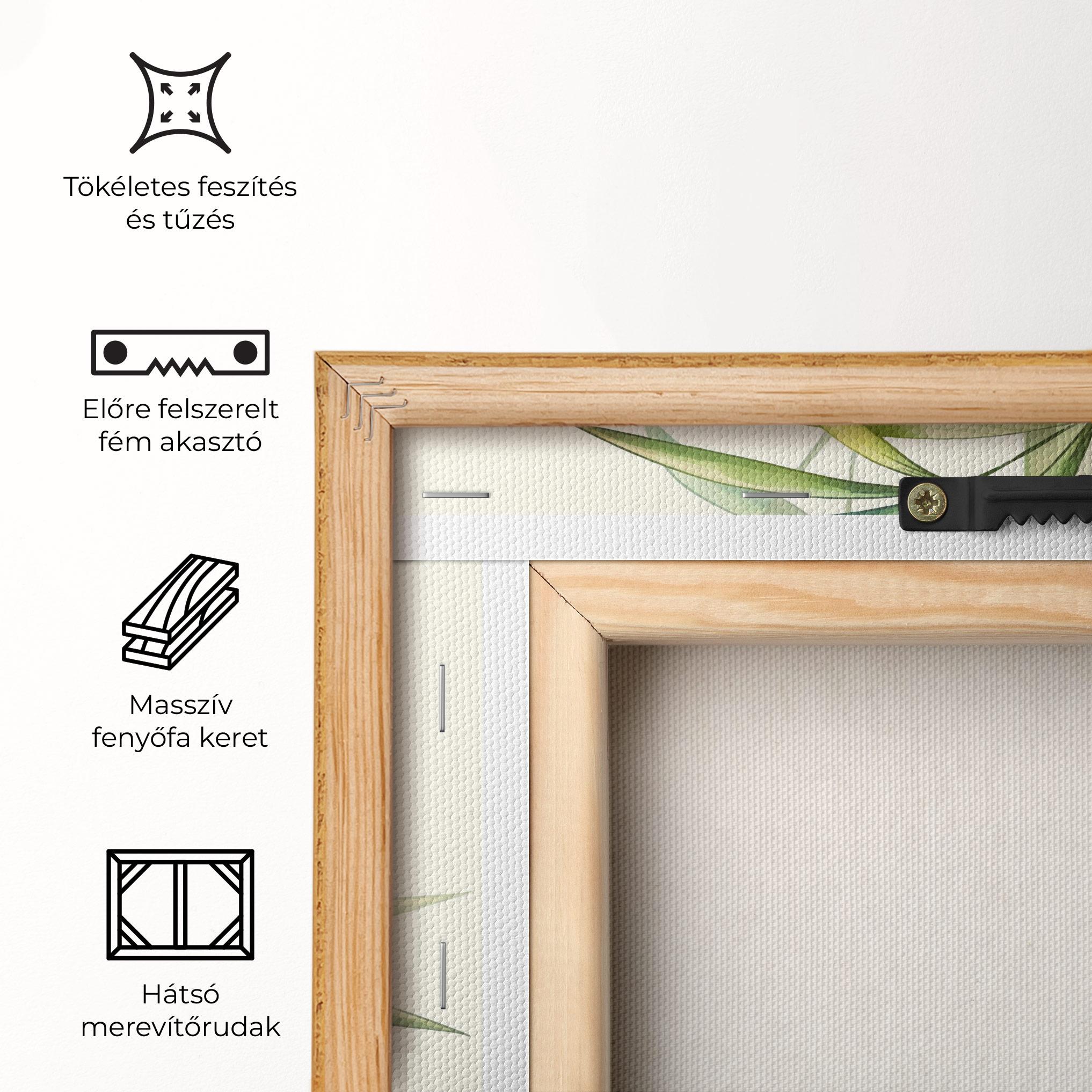 Vászonkép Asiatic Blue Birds mockup 5