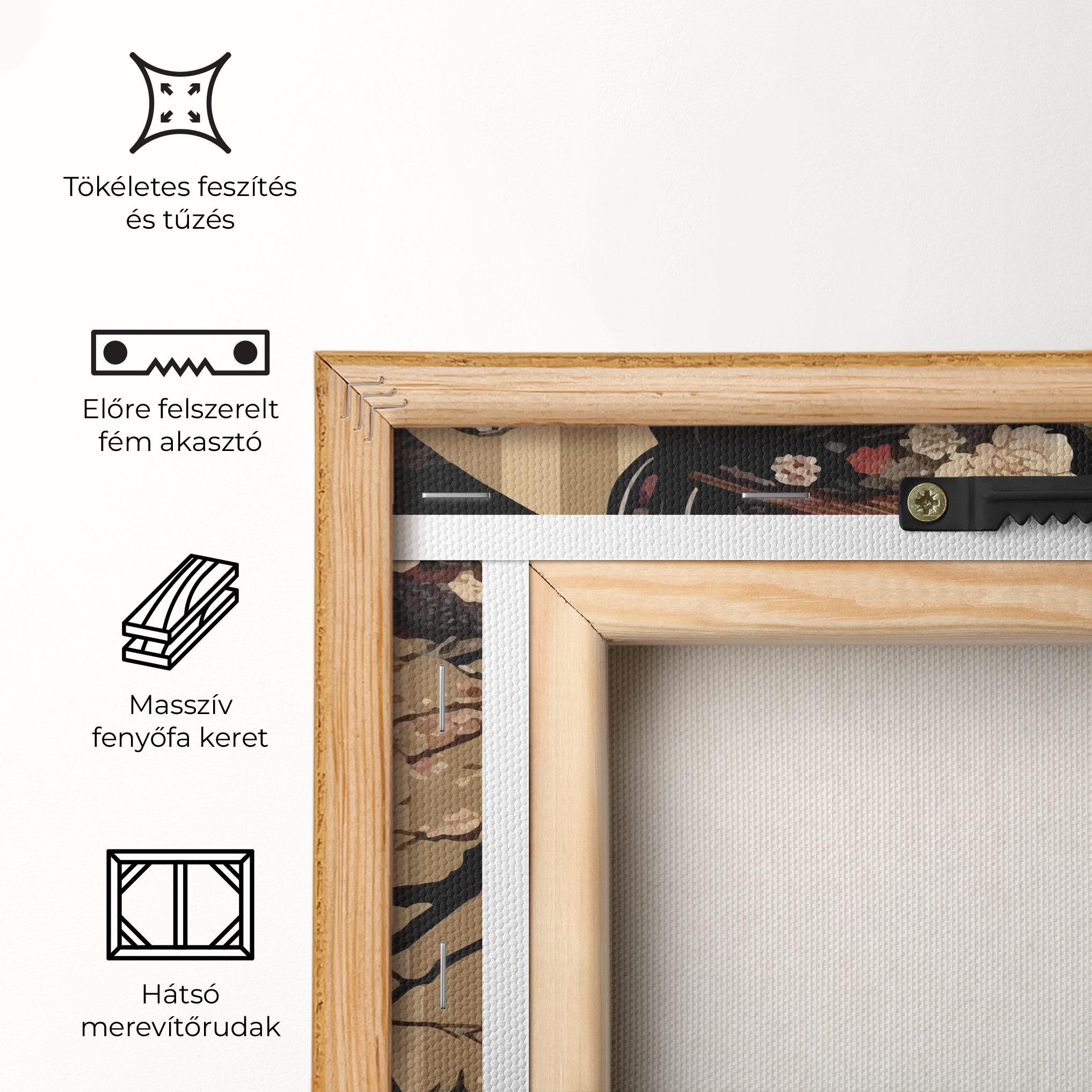 Vászonkép Asiatic Lady mockup 5