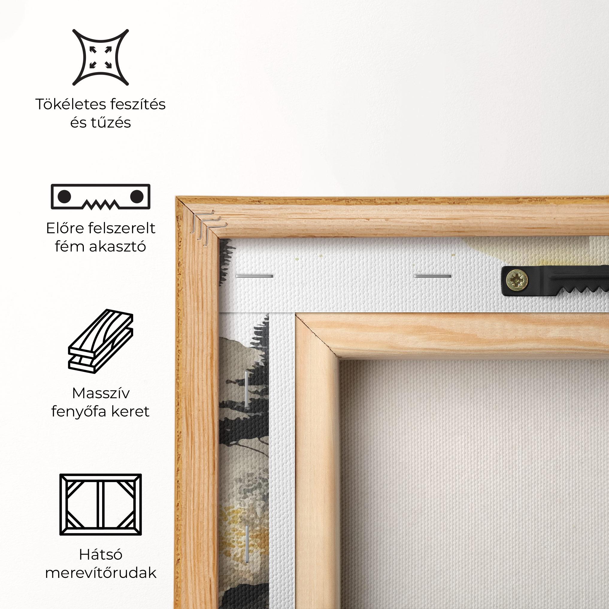 Vászonkép Japanese Temple mockup 5