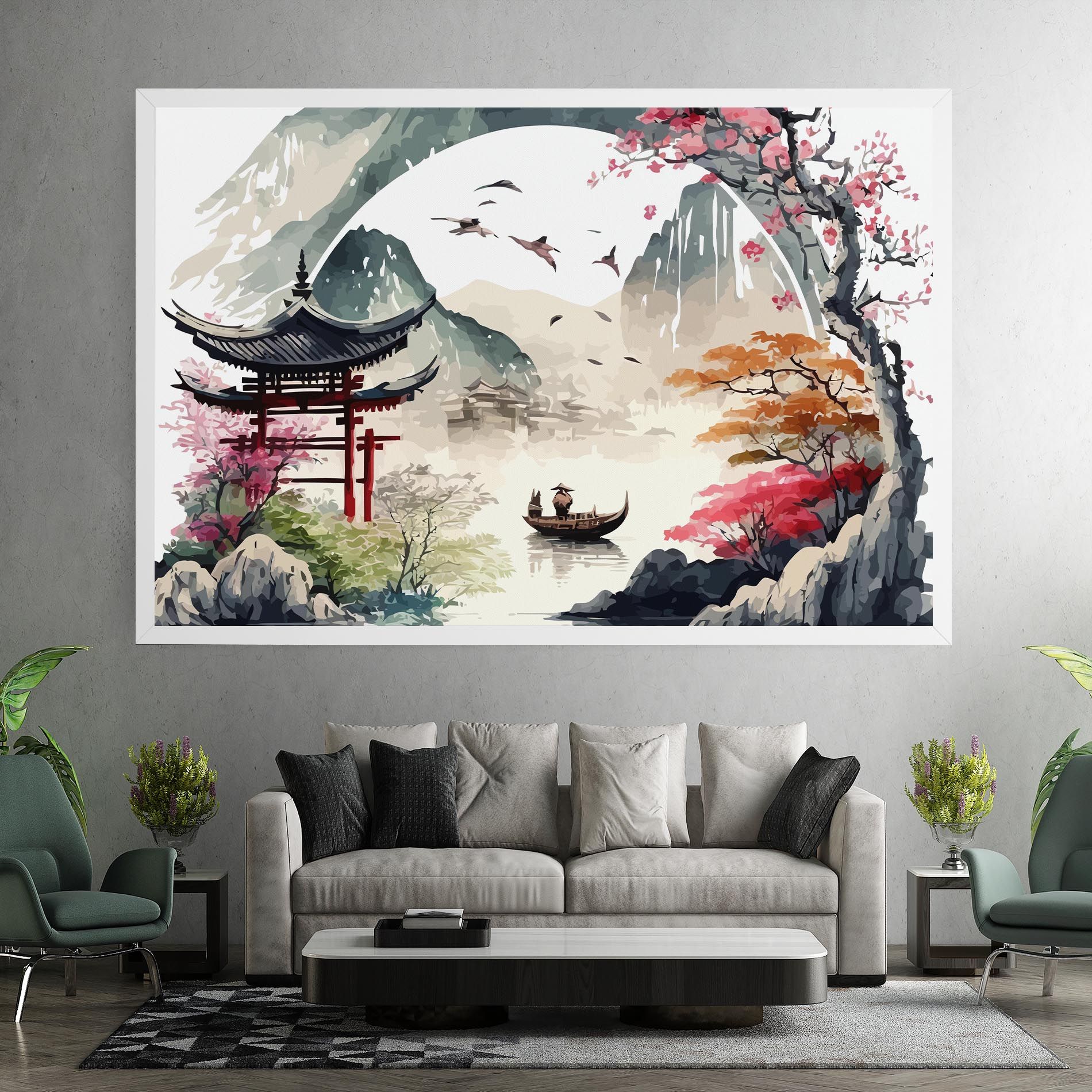 Beautiful Asiatic View mockup 7