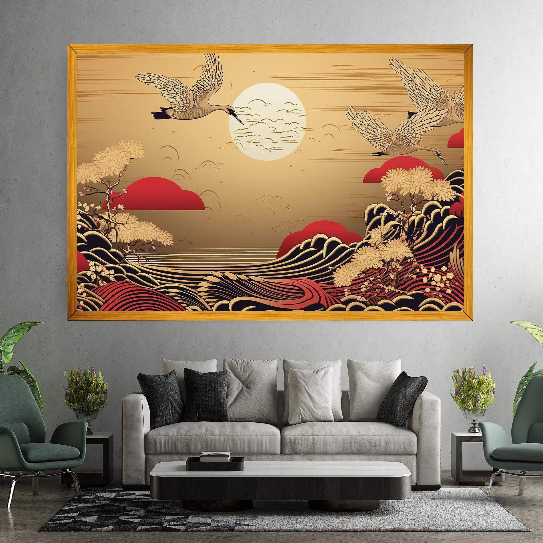 Vászonkép Chinese Wind Art mockup 7