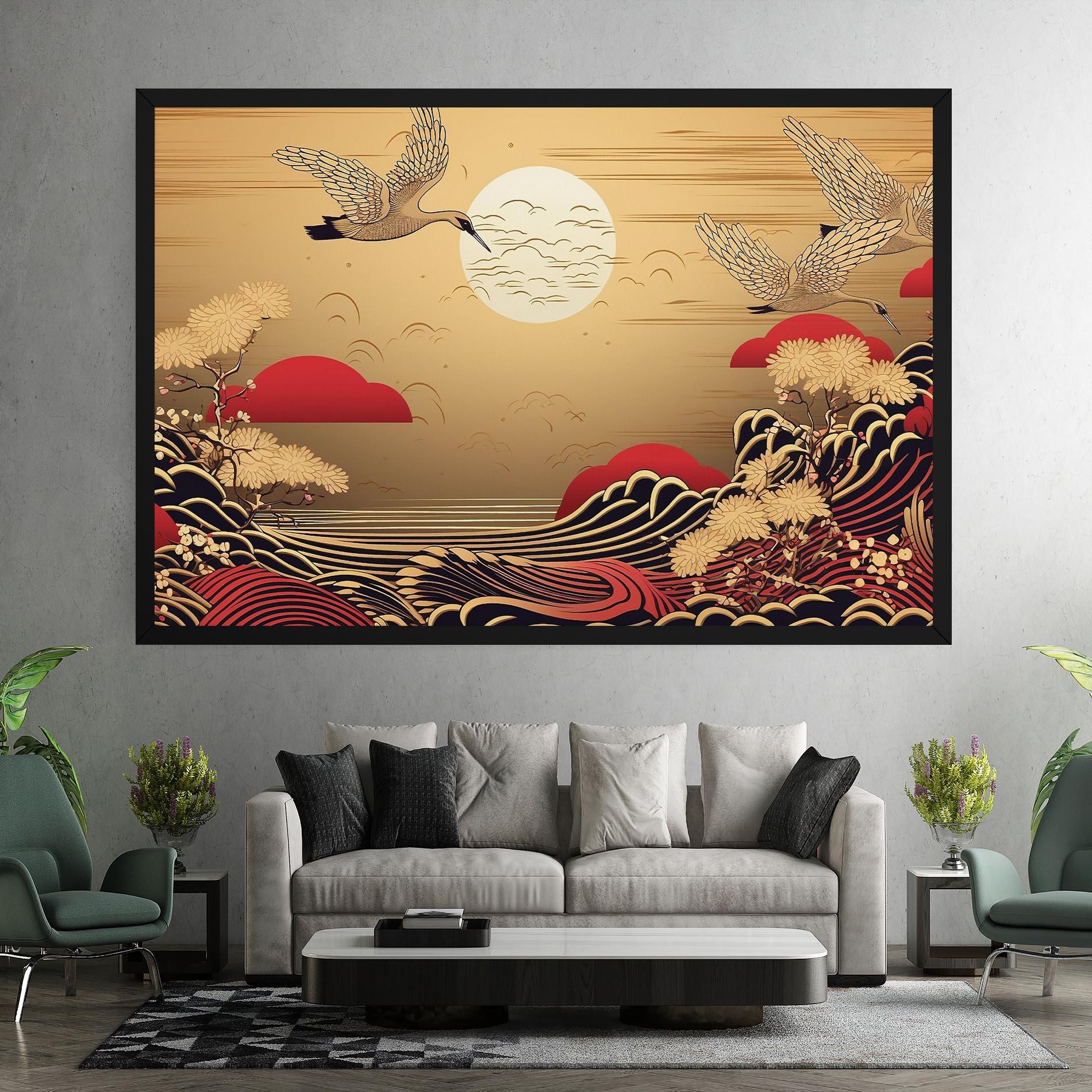 Vászonkép Chinese Wind Art mockup 7