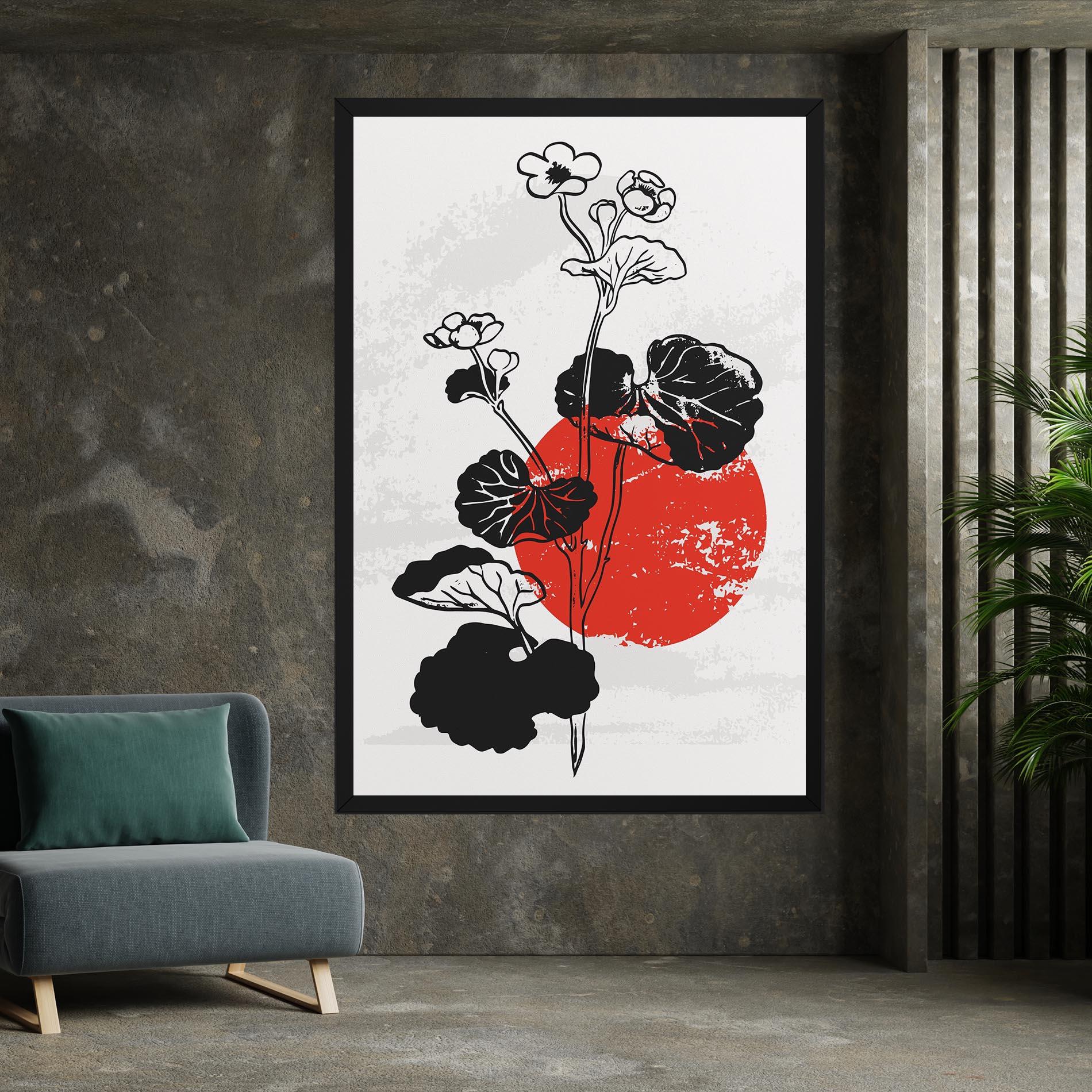 Vászonkép Japan Plant Art mockup 7