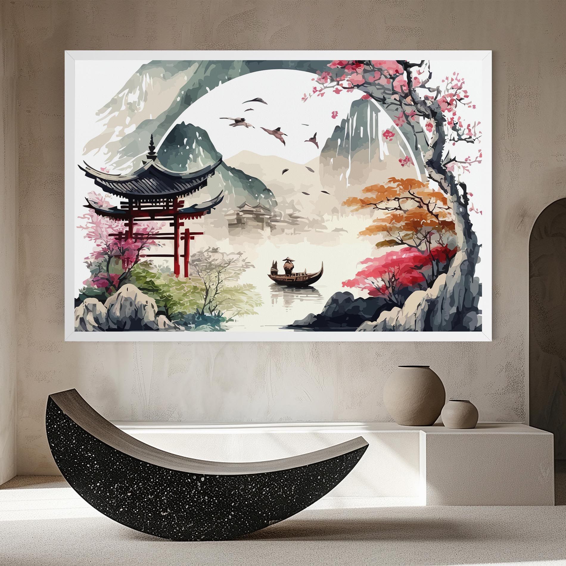 Beautiful Asiatic View mockup 8