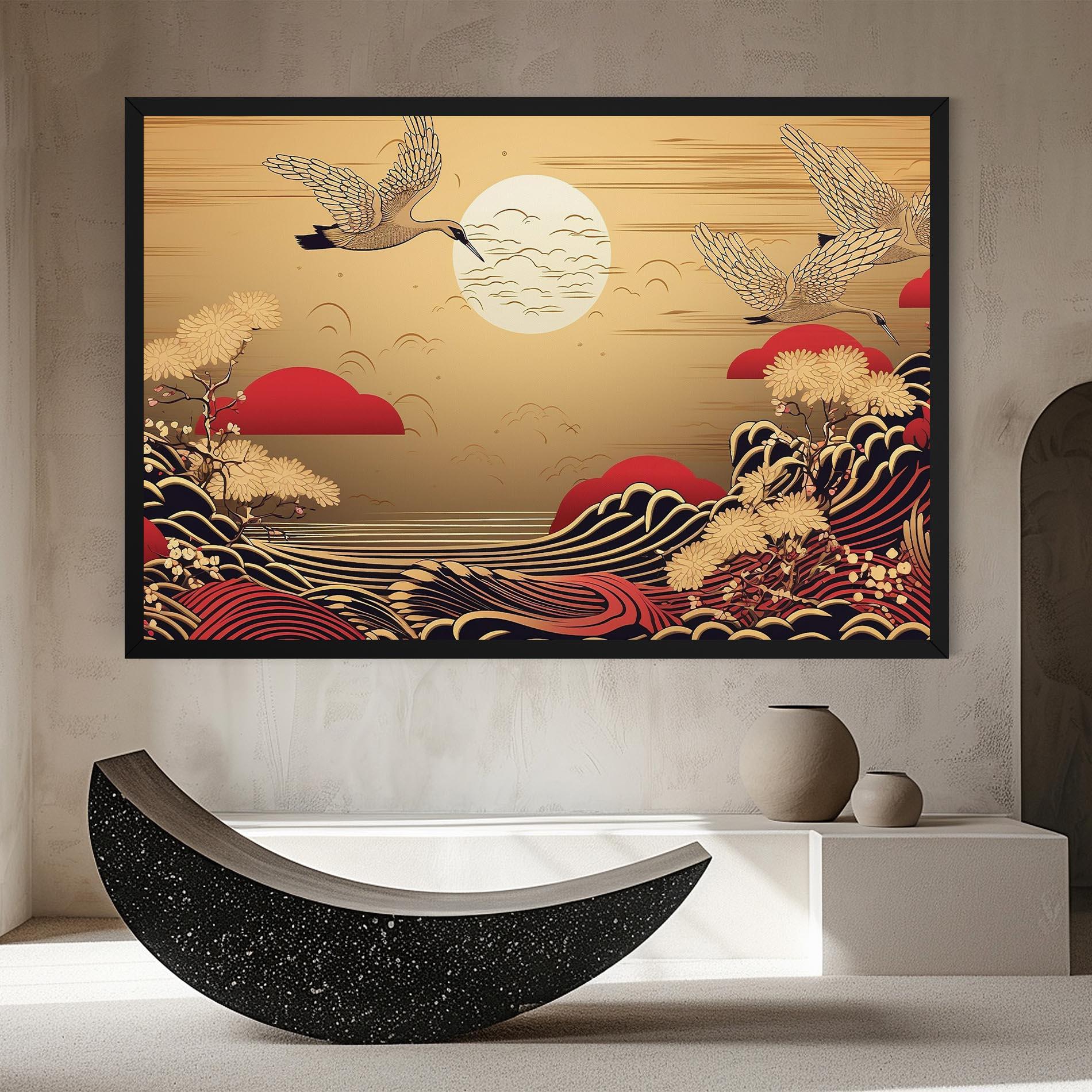 Vászonkép Chinese Wind Art mockup 8