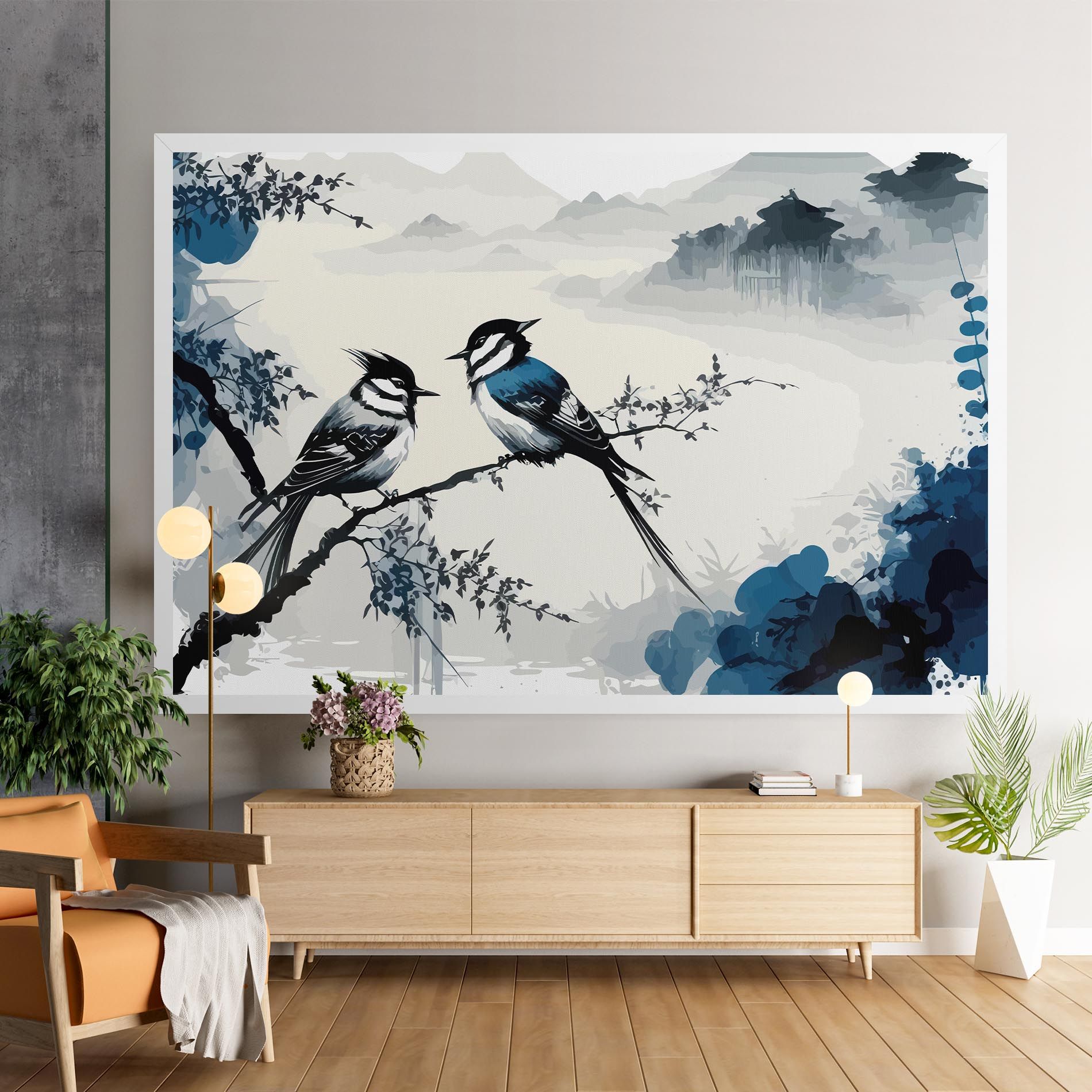 Asiatic Blue Bird mockup 9