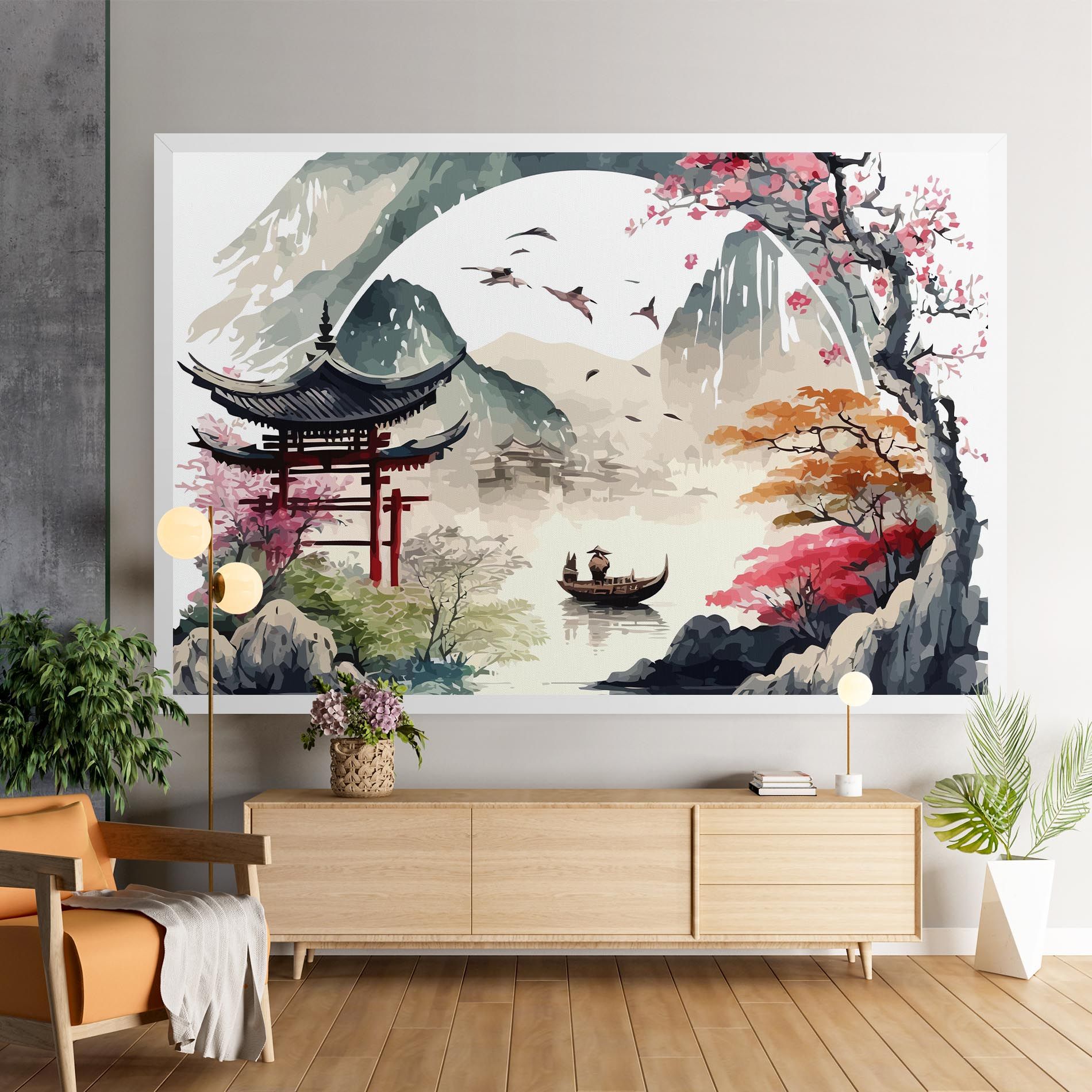 Beautiful Asiatic View mockup 9