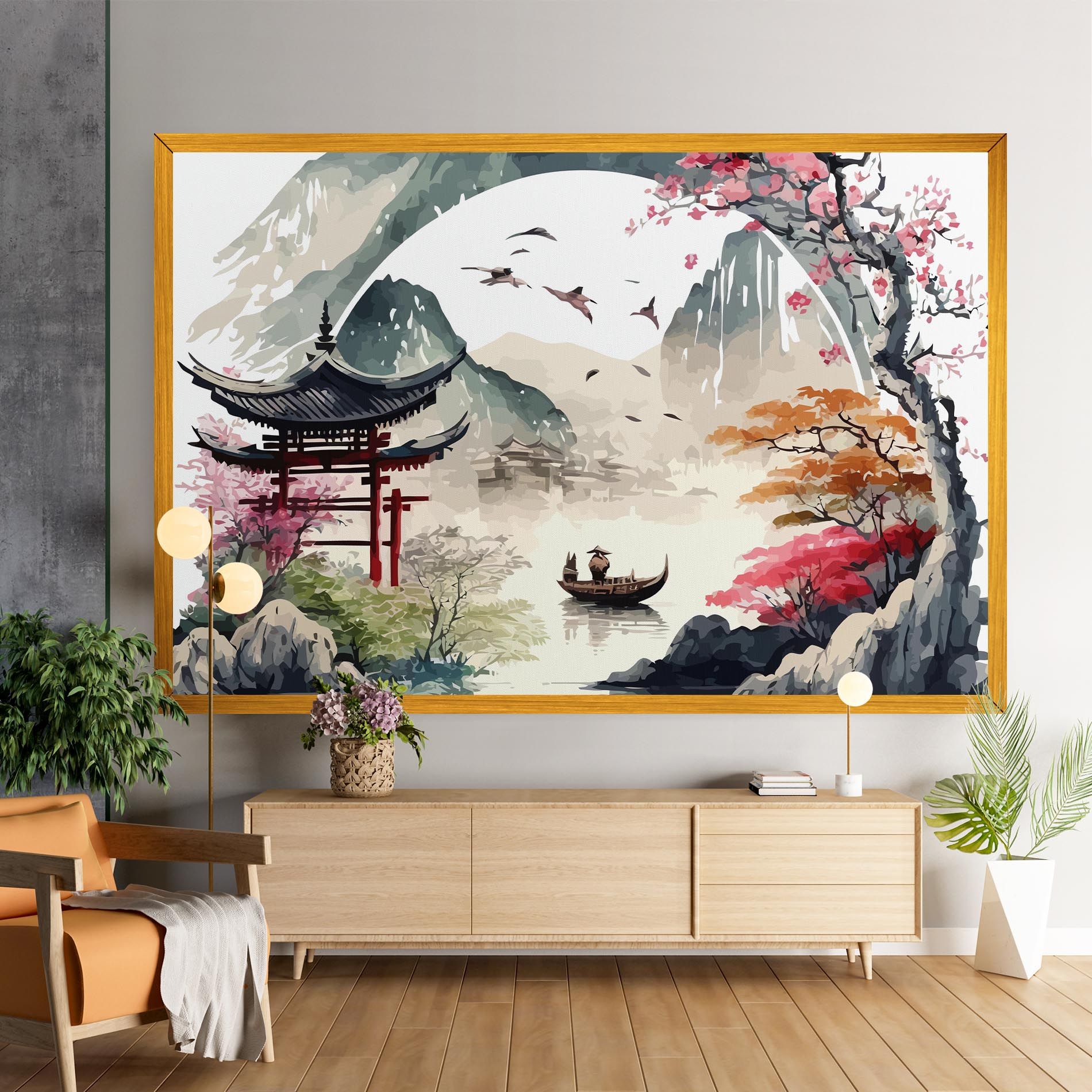 Beautiful Asiatic View mockup 9