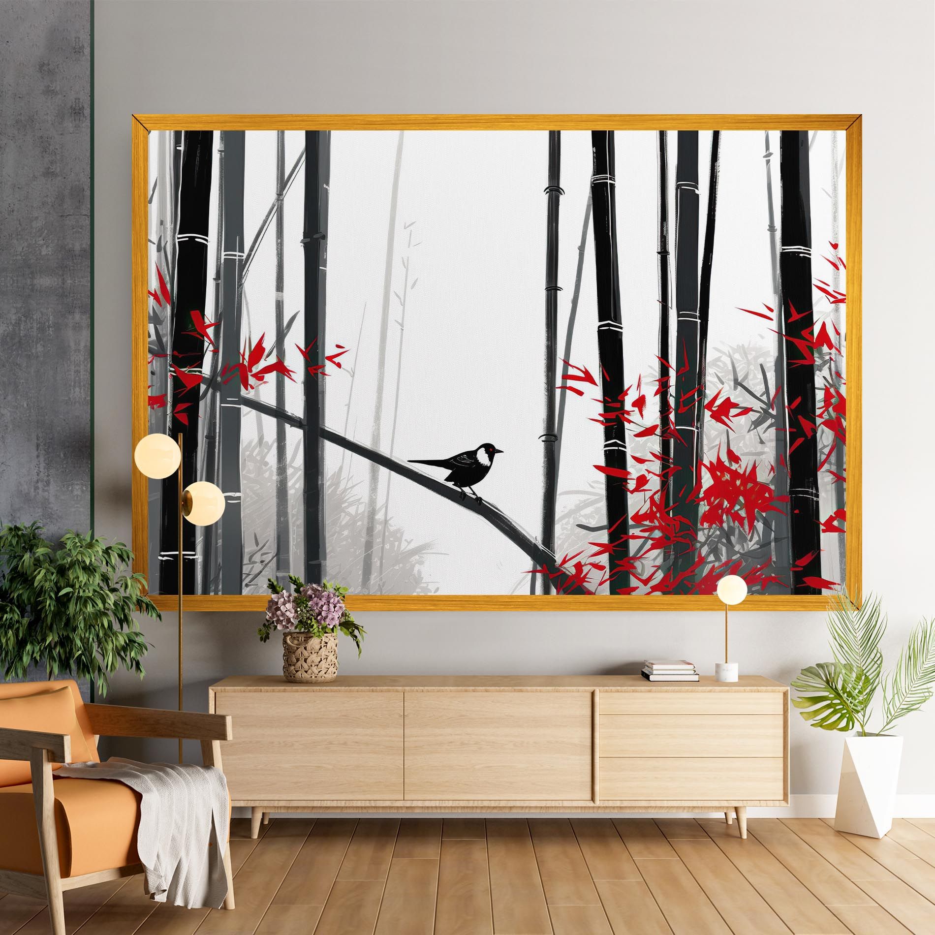 Chinese Red Leafs mockup 9