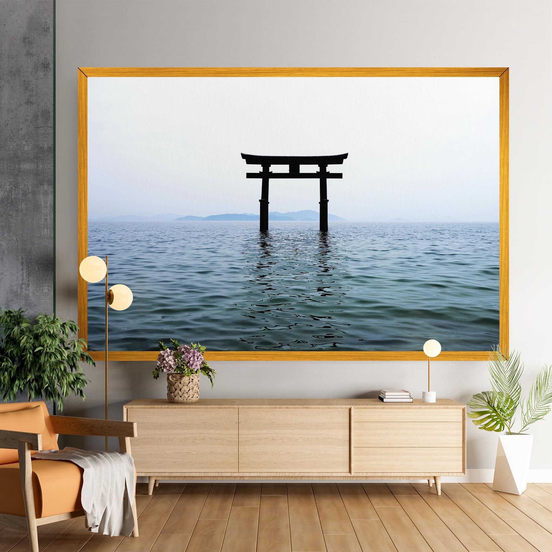 Japan Lake Gate mockup 9