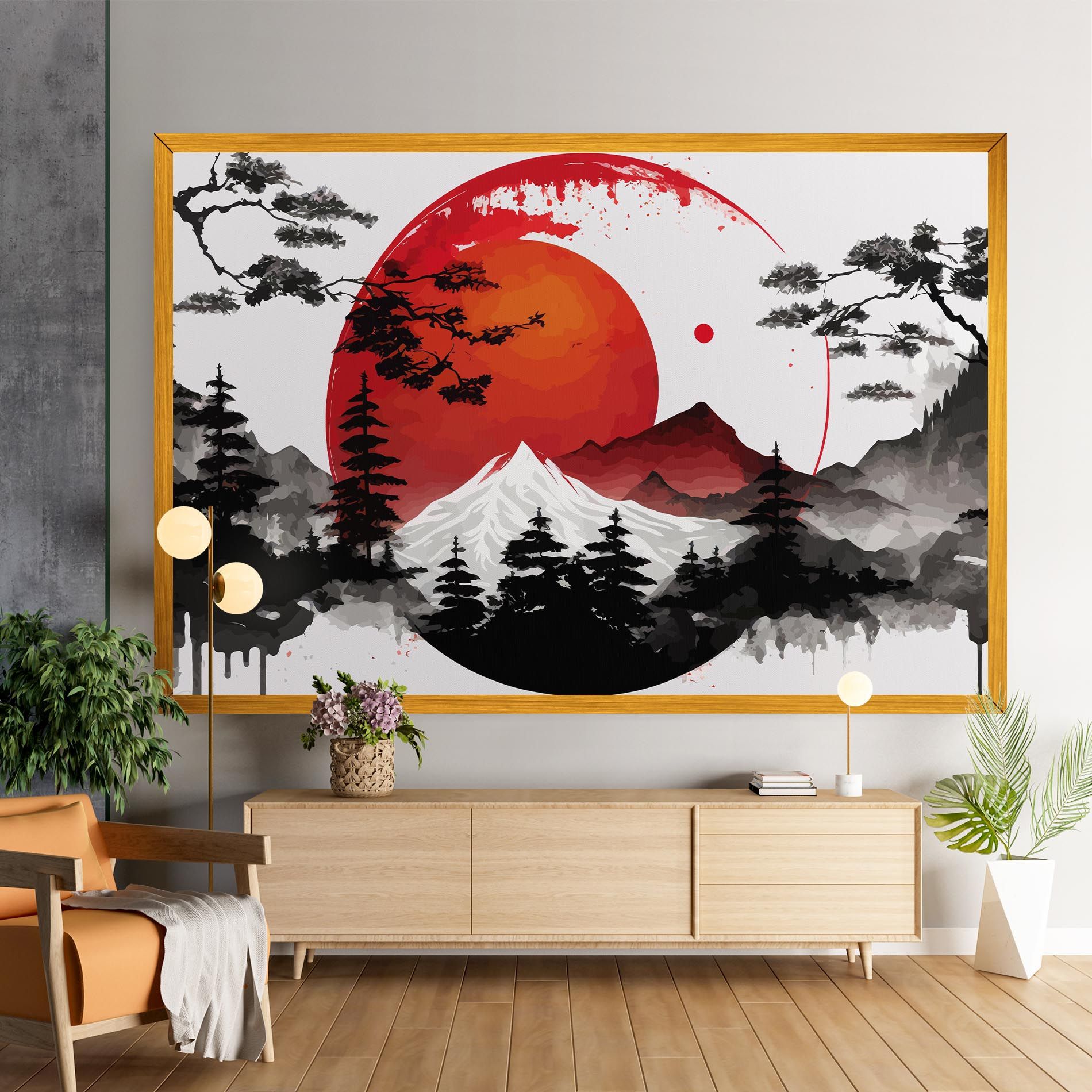 Yin Yang Mountain mockup 9