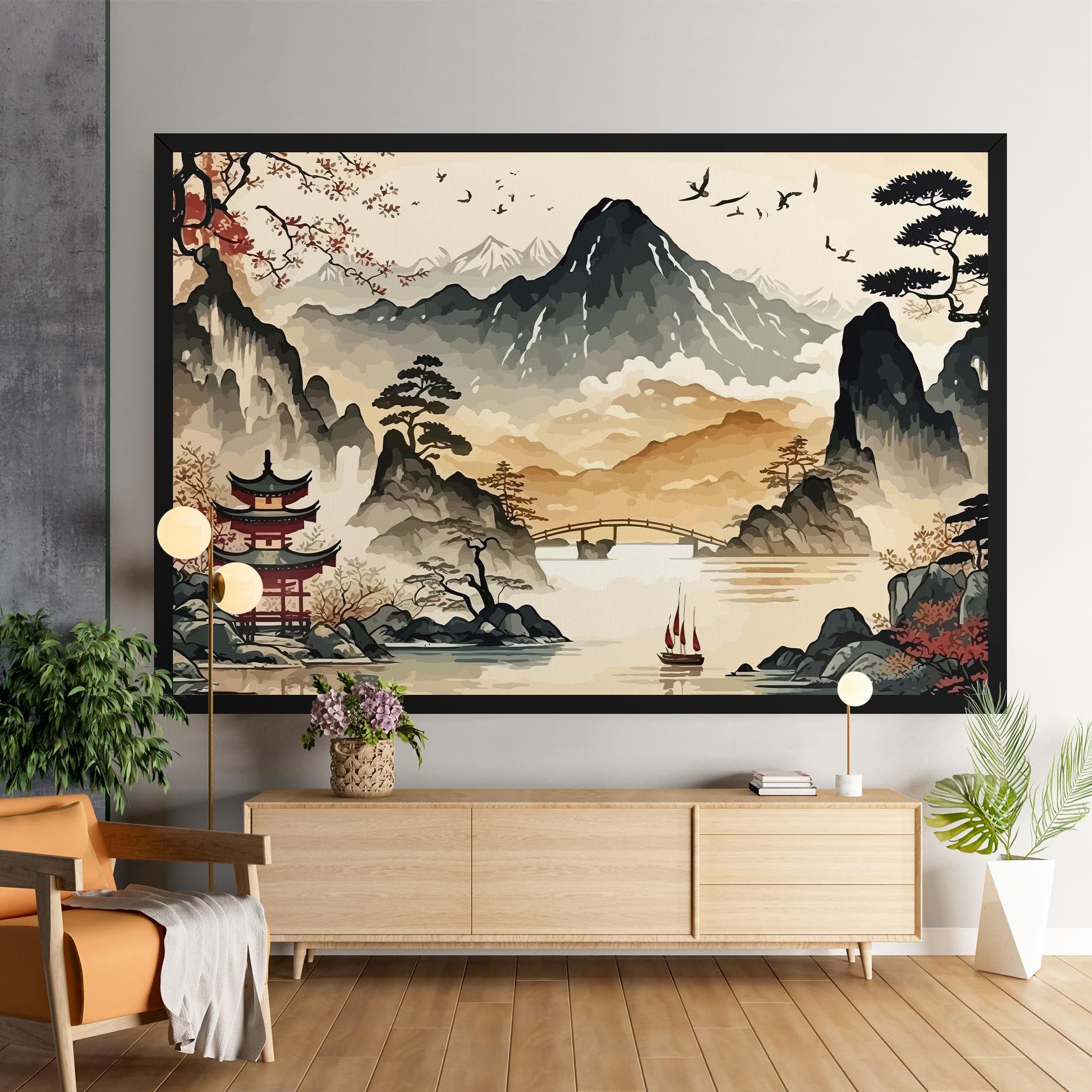Asian Mountain View mockup 9