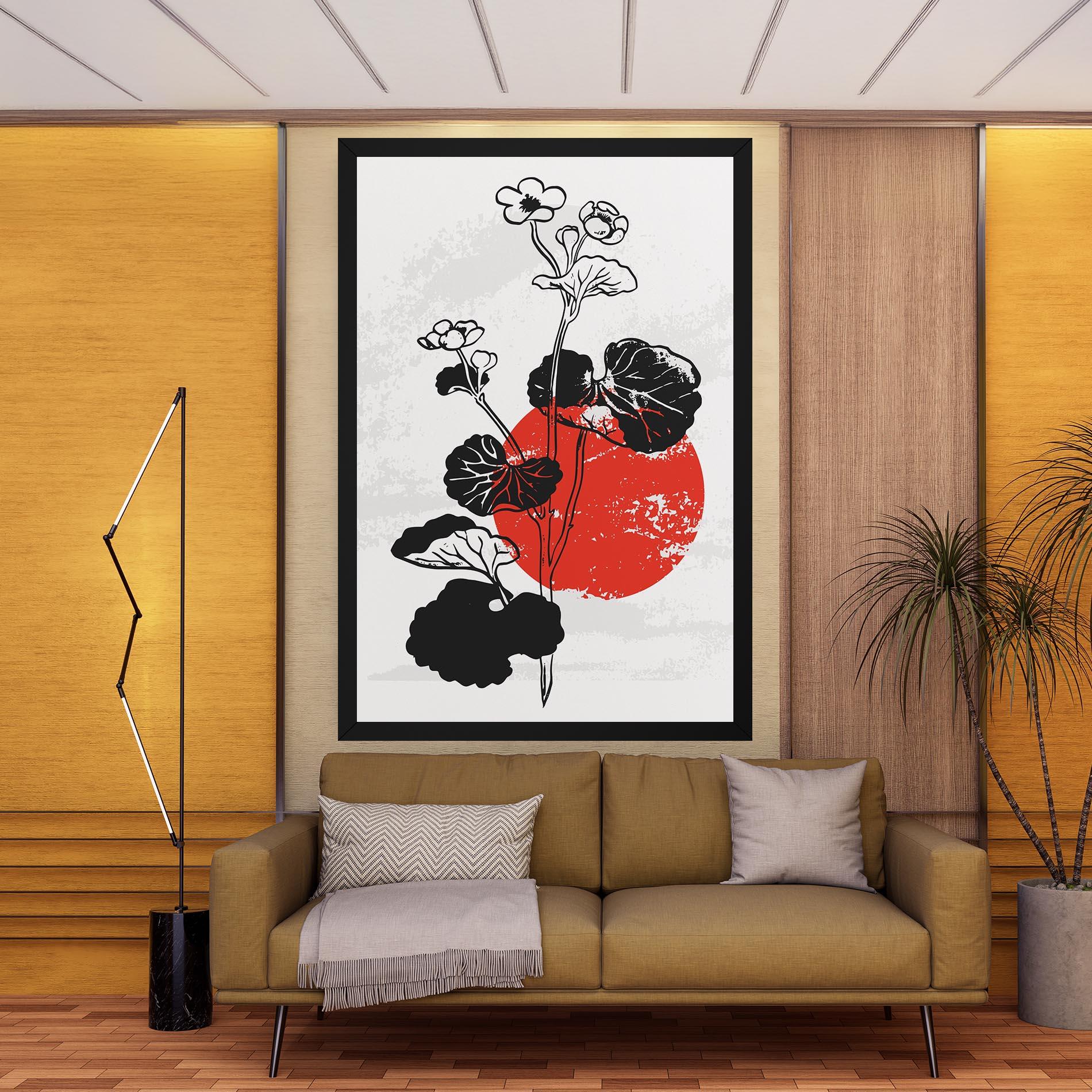 Vászonkép Japan Plant Art mockup 9