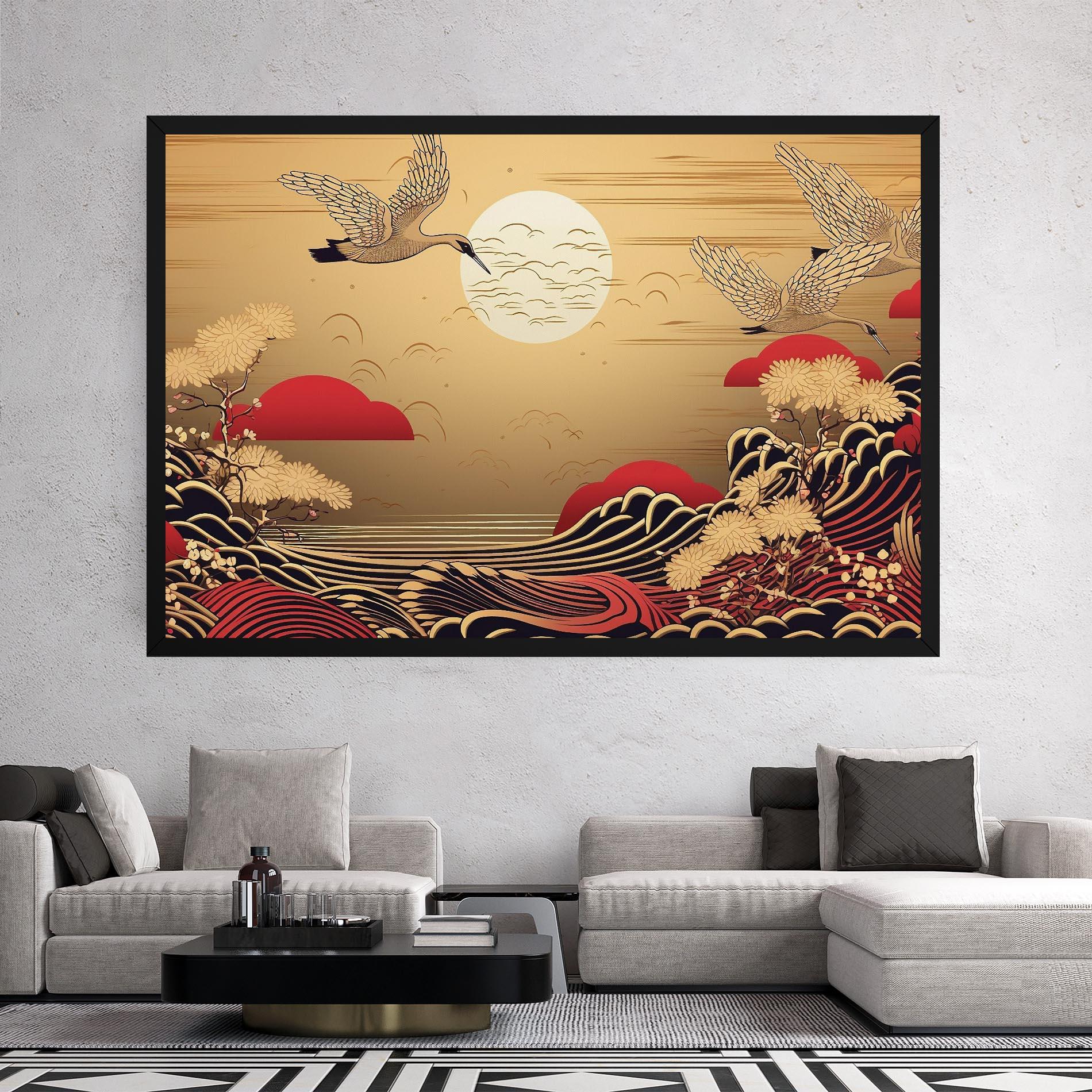 Vászonkép Chinese Wind Art mockup 2