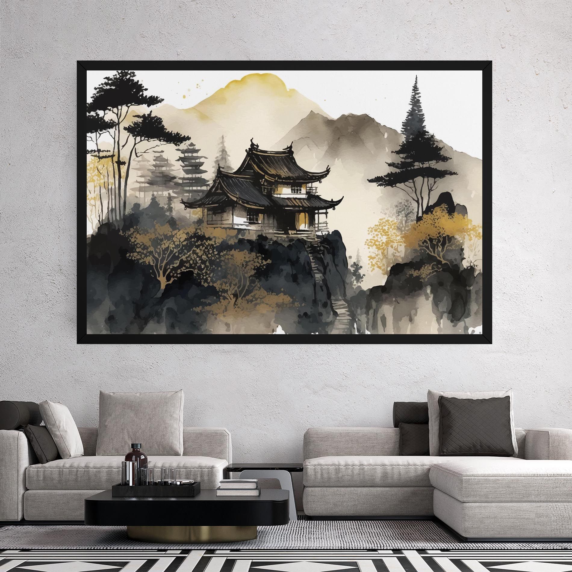 Japanese Temple mockup 2