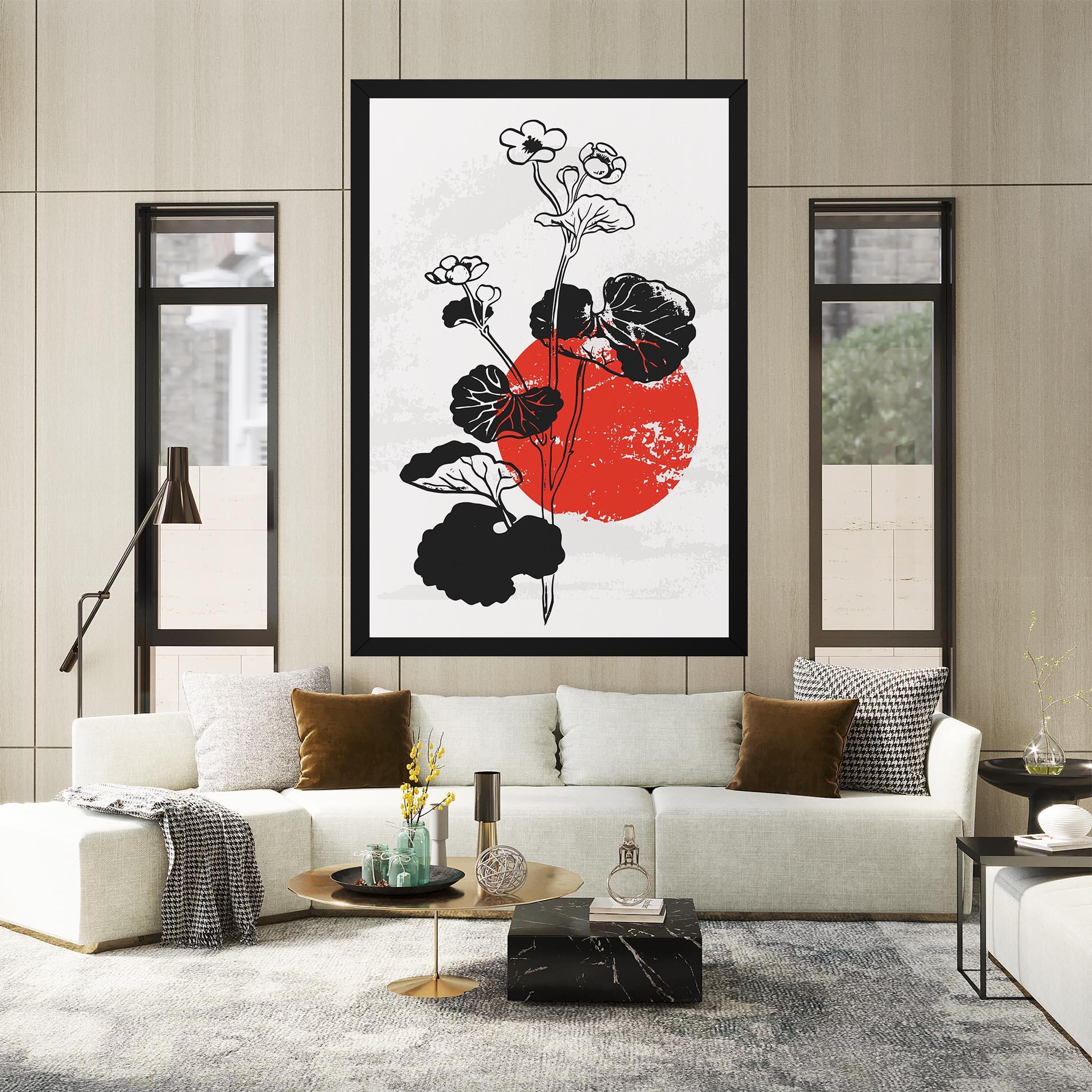 Vászonkép Japan Plant Art mockup 2