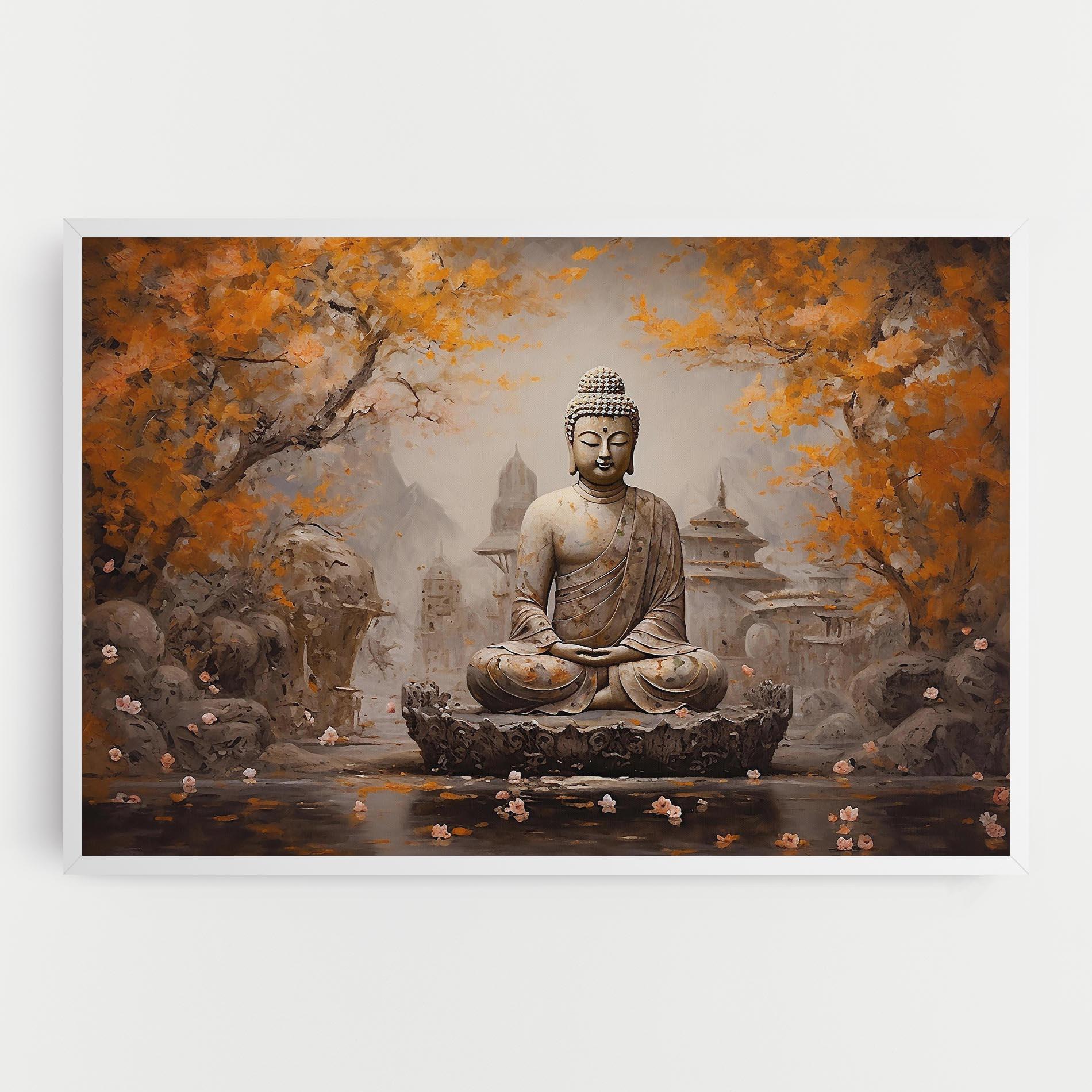 Vászonkép Beautiful Buddha Art mockup 0