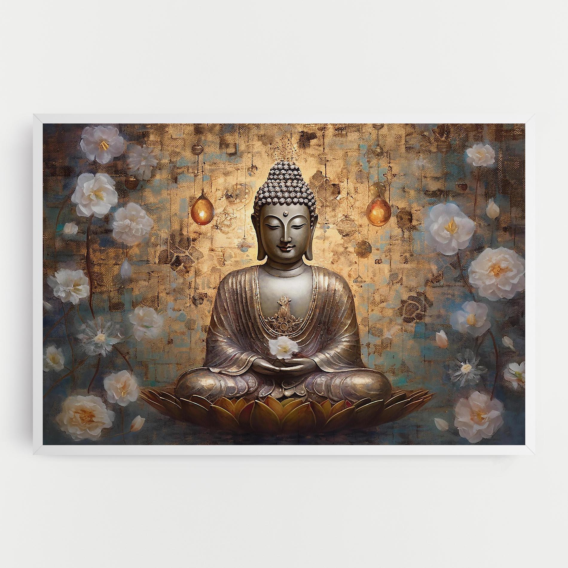 Vászonkép Buddha Meditation Art mockup 0