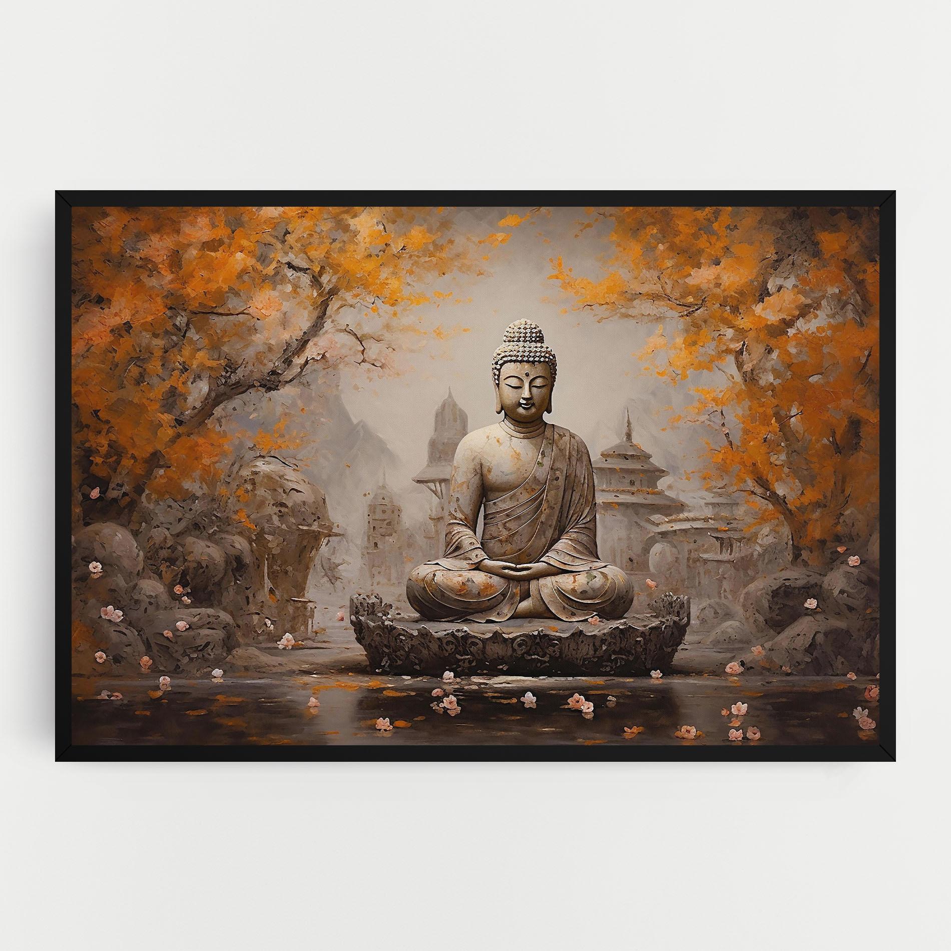Vászonkép Beautiful Buddha Art mockup 0