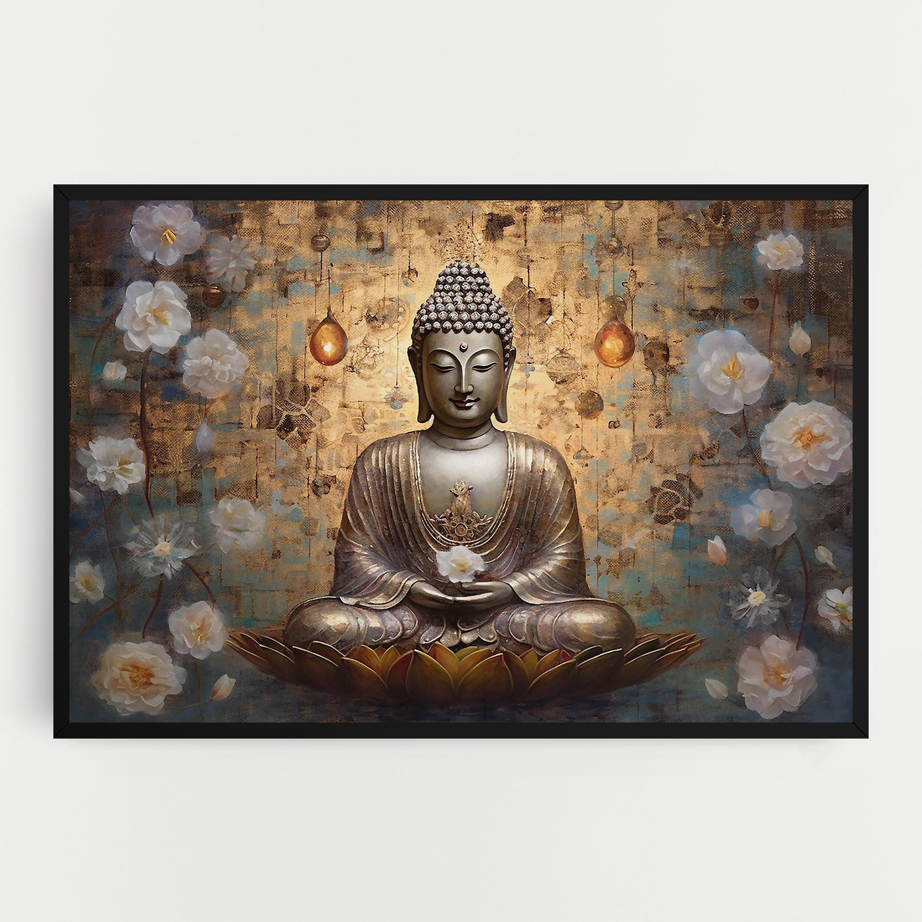 Buddha Meditation Art mockup 0