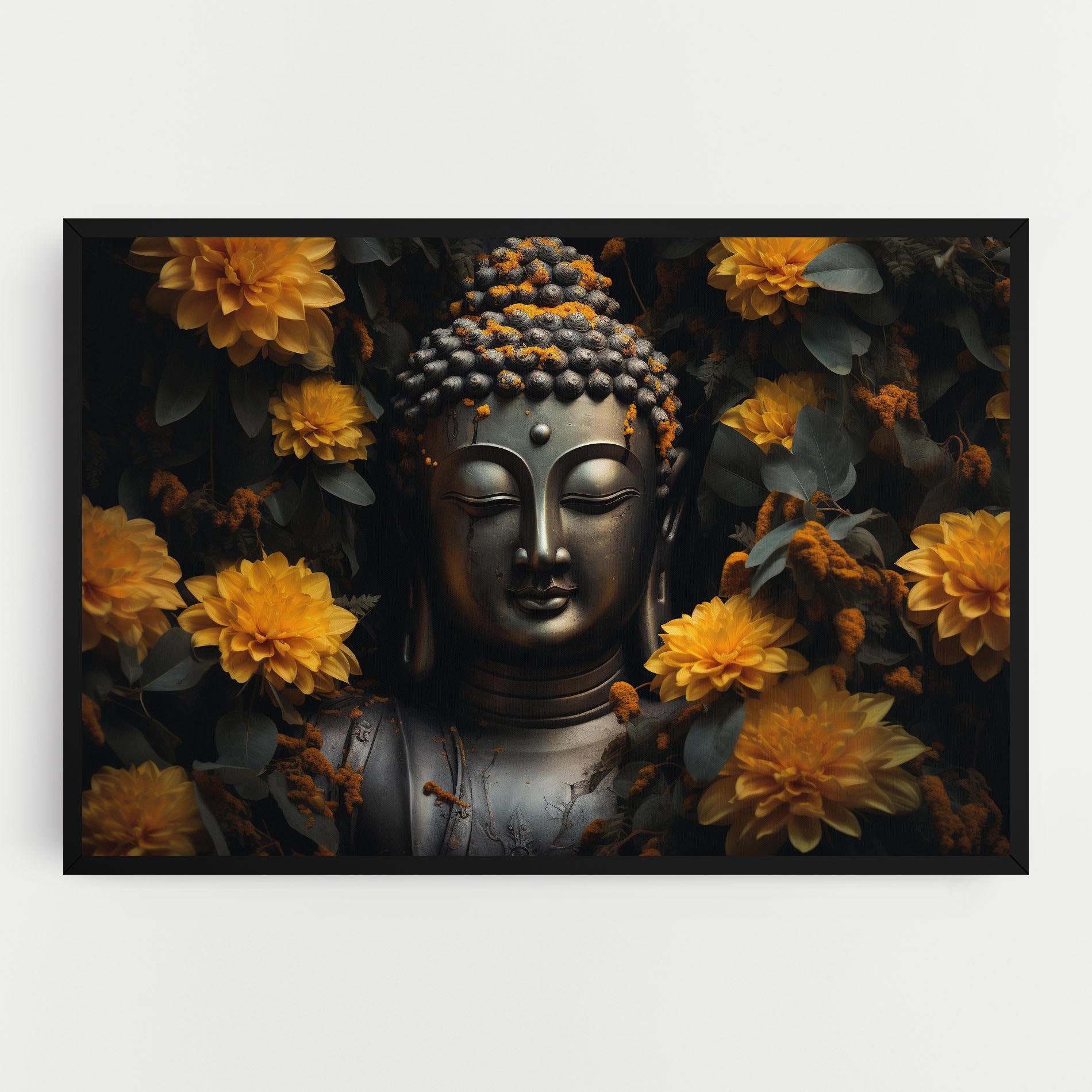 Vászonkép Buddha Peace Statue mockup 0