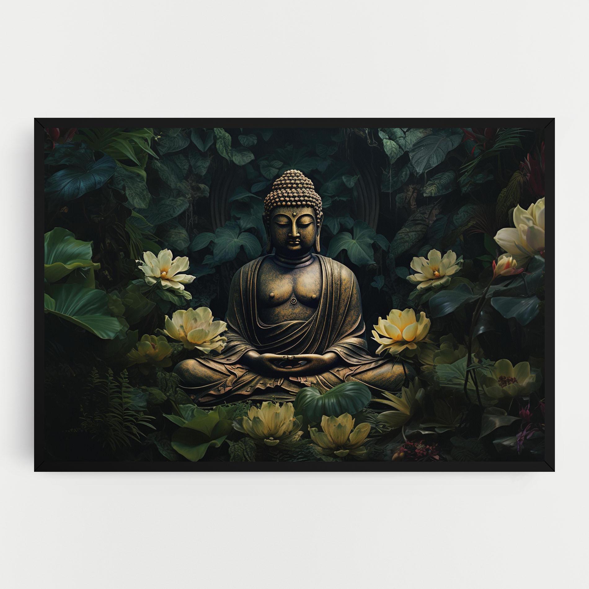 Vászonkép Calm Buddha Art mockup 0