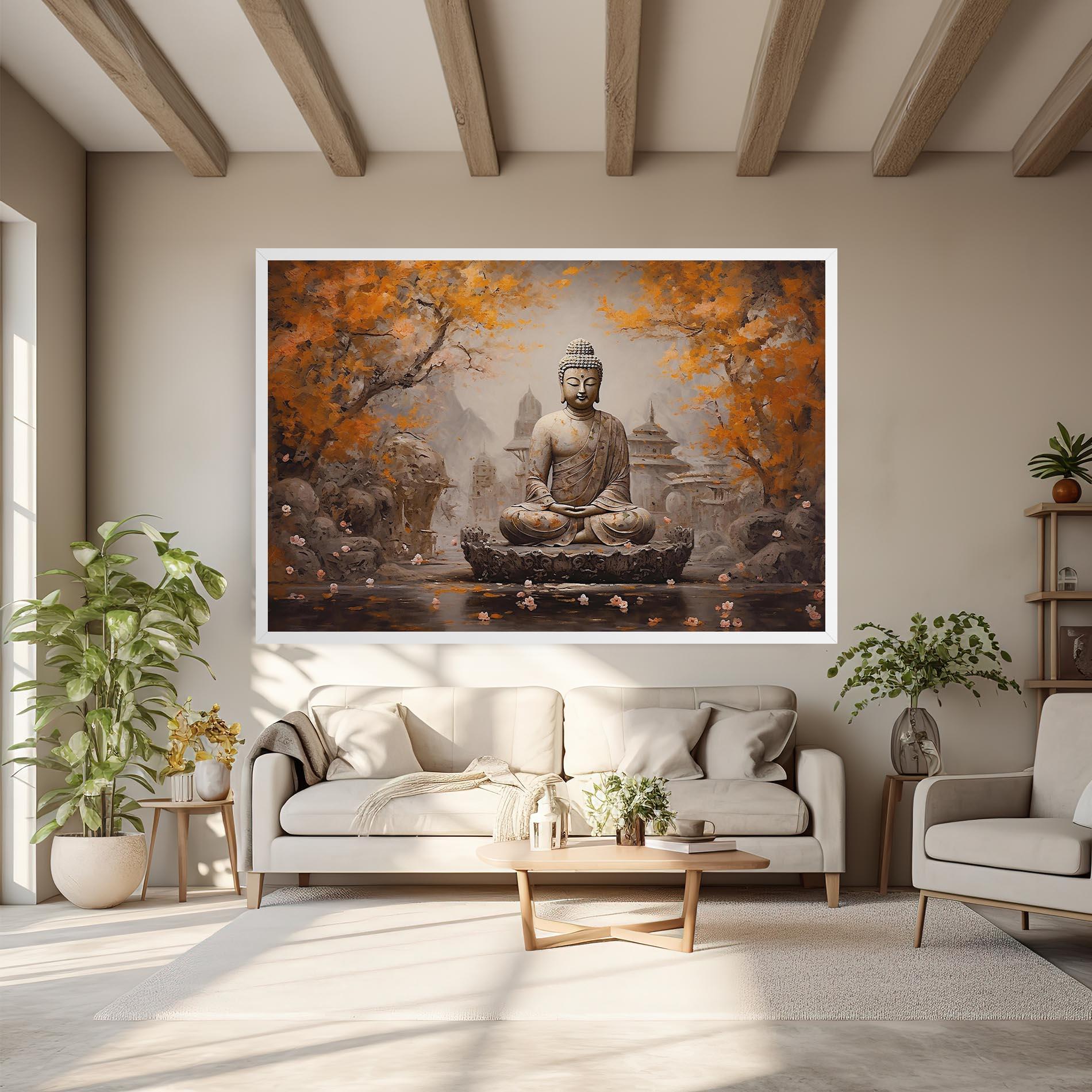 Vászonkép Beautiful Buddha Art mockup 6