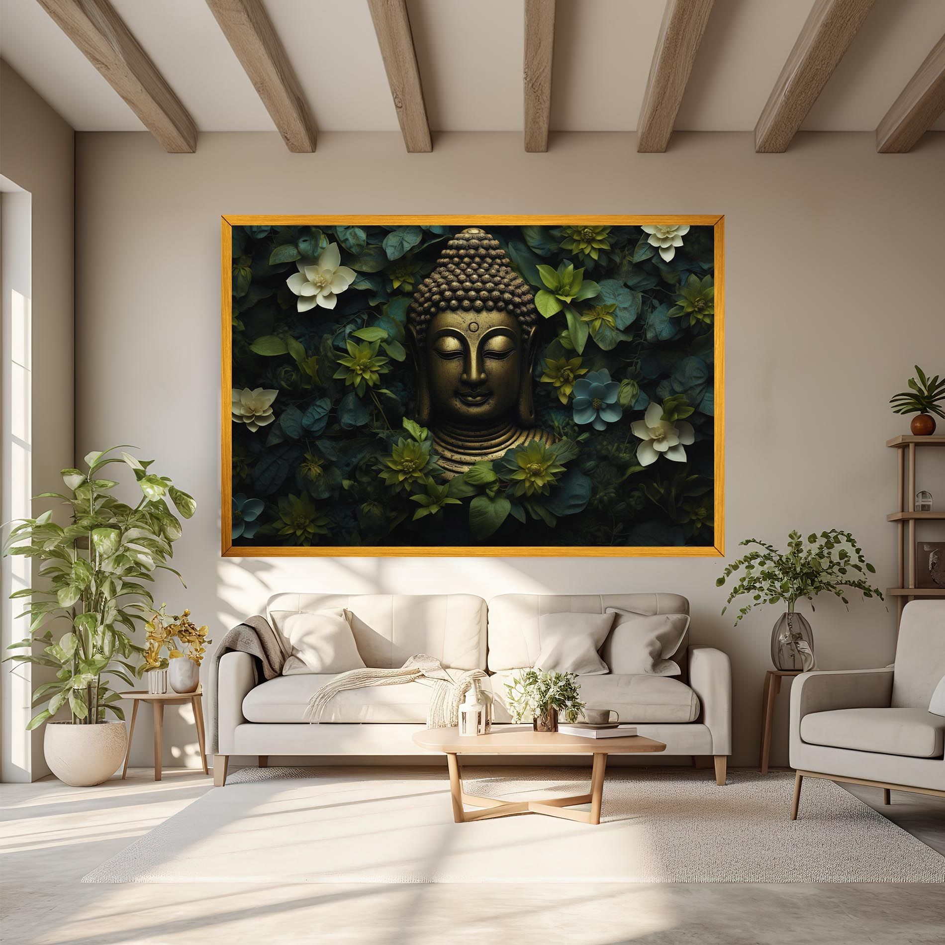 Lotus Flower Buddha mockup 6
