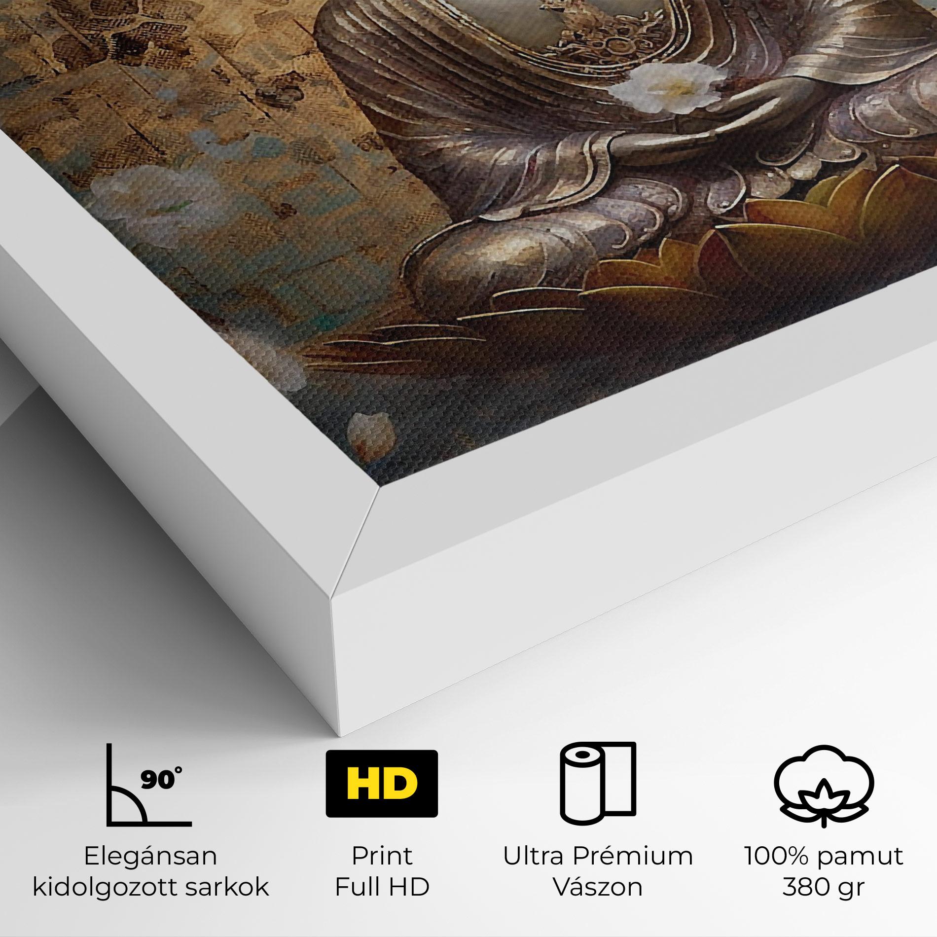 Vászonkép Buddha Meditation Art mockup 4