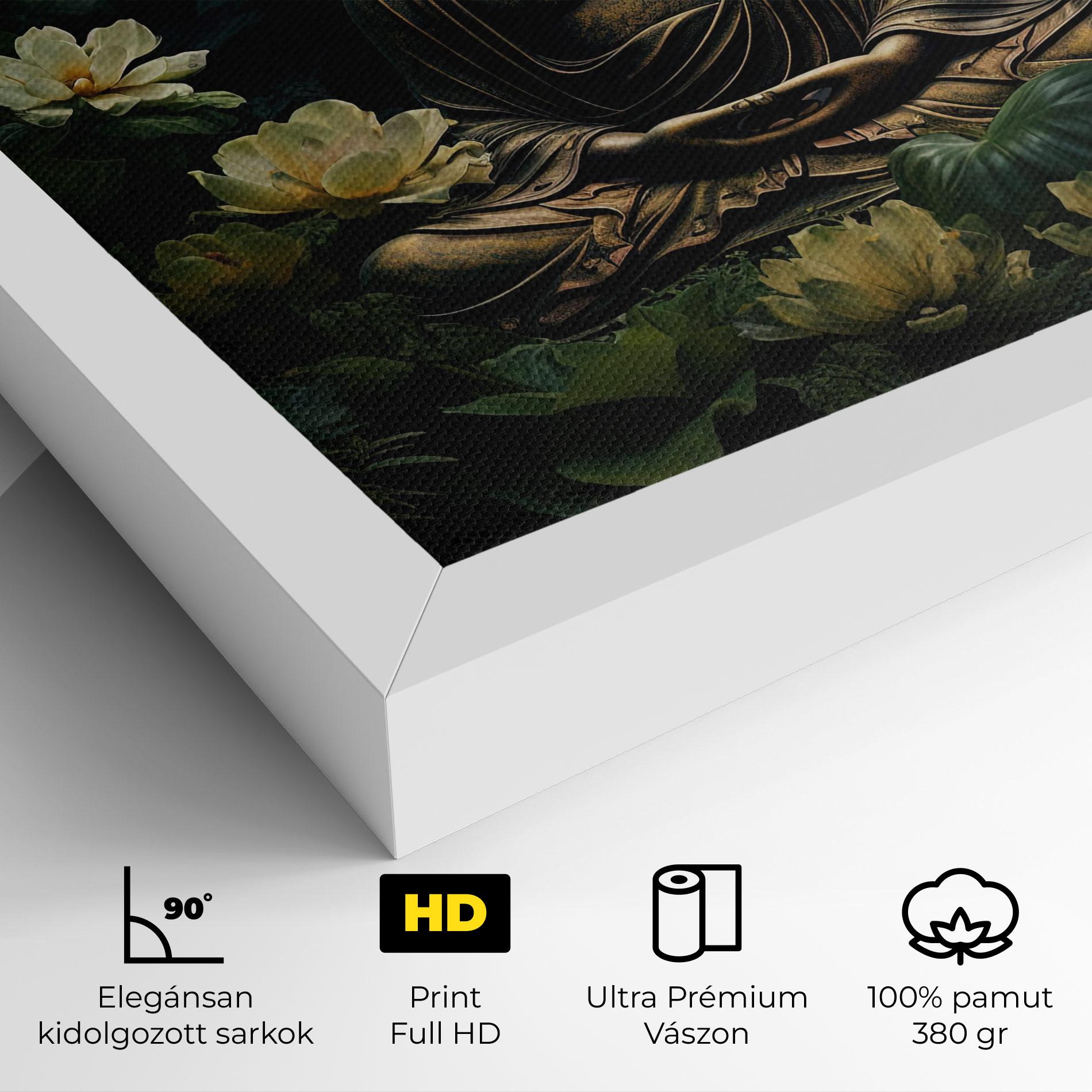 Vászonkép Calm Buddha Art mockup 4