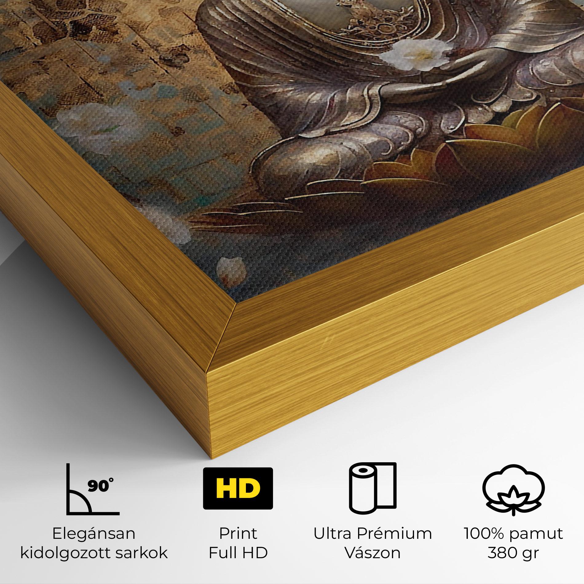 Vászonkép Buddha Meditation Art mockup 4
