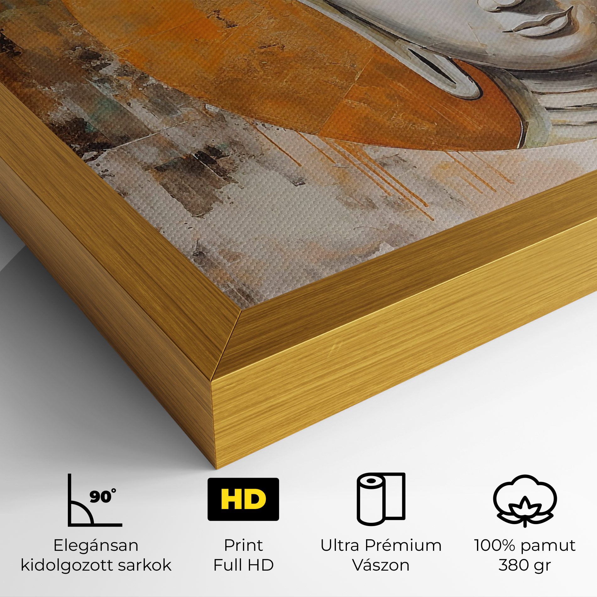 Cream Circle Buddha mockup 4