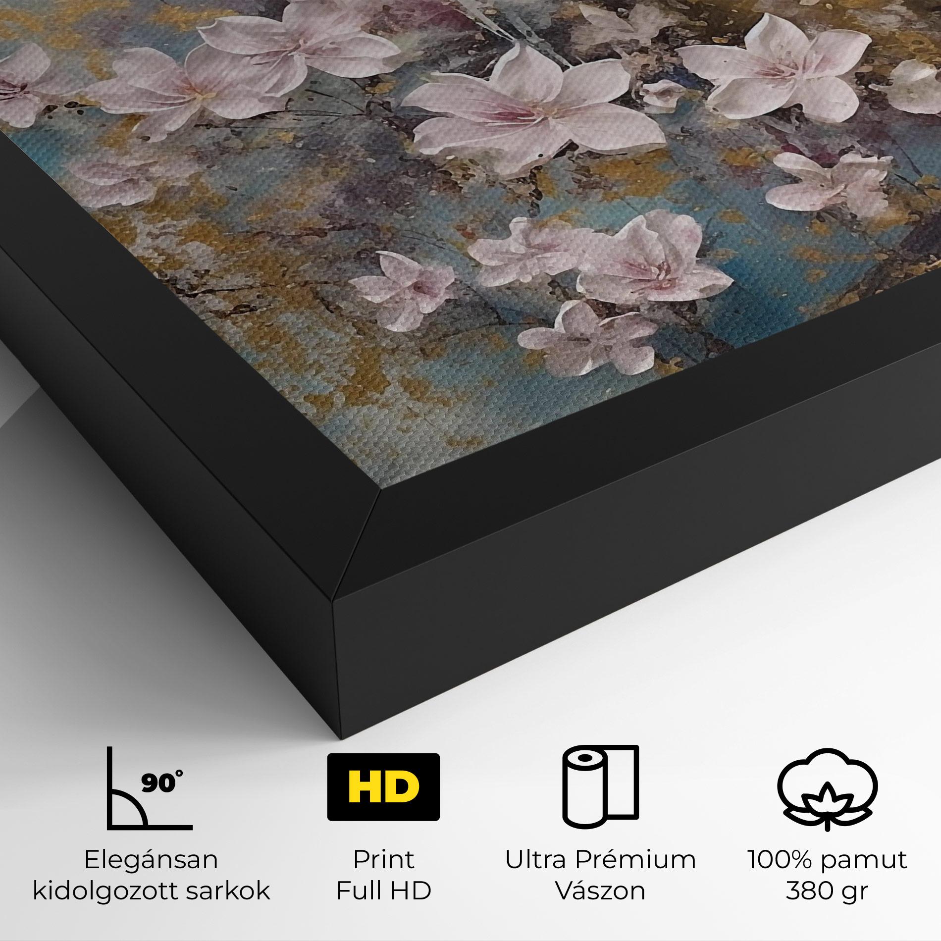 Vászonkép Abstract Buddha Plants mockup 4