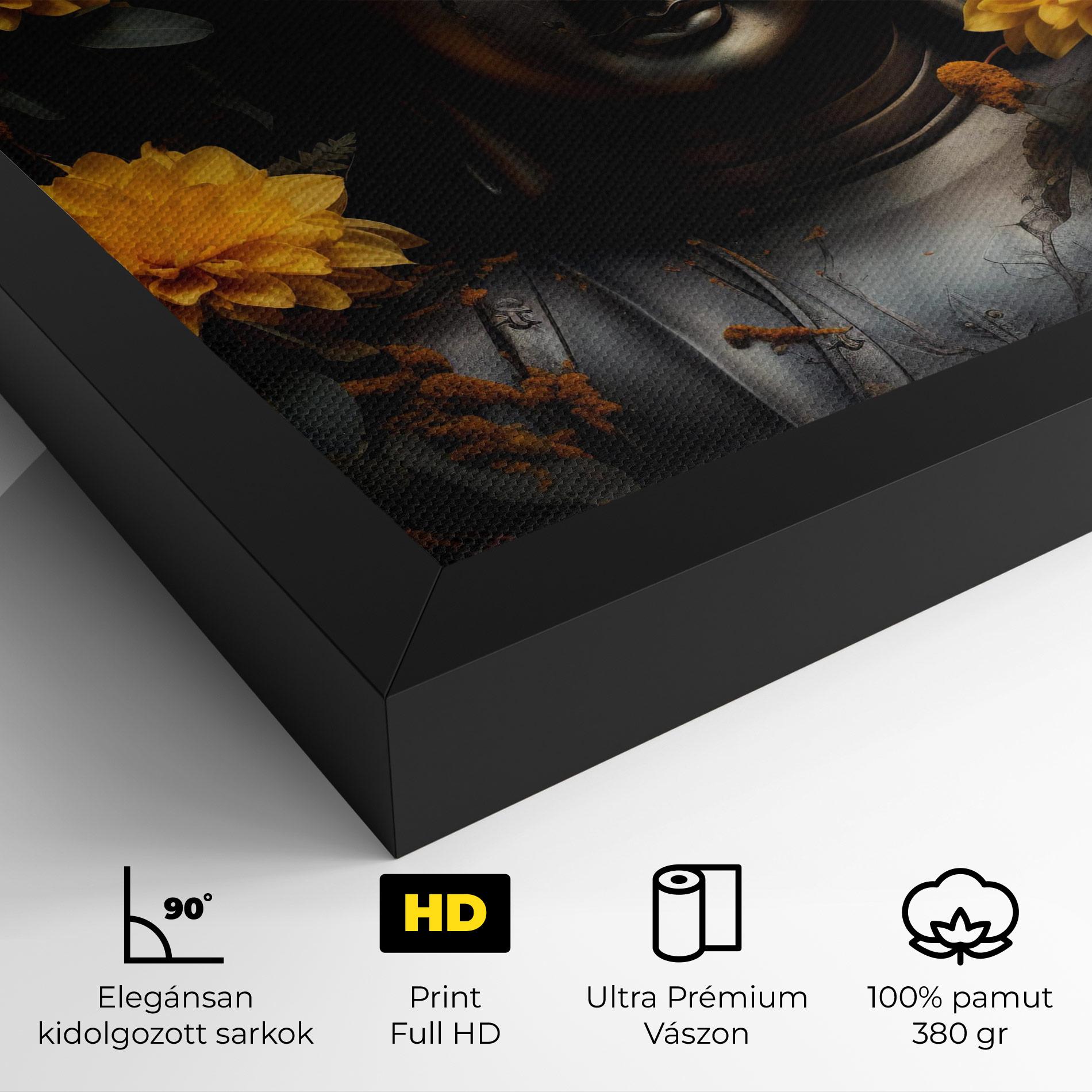 Vászonkép Buddha Peace Statue mockup 4