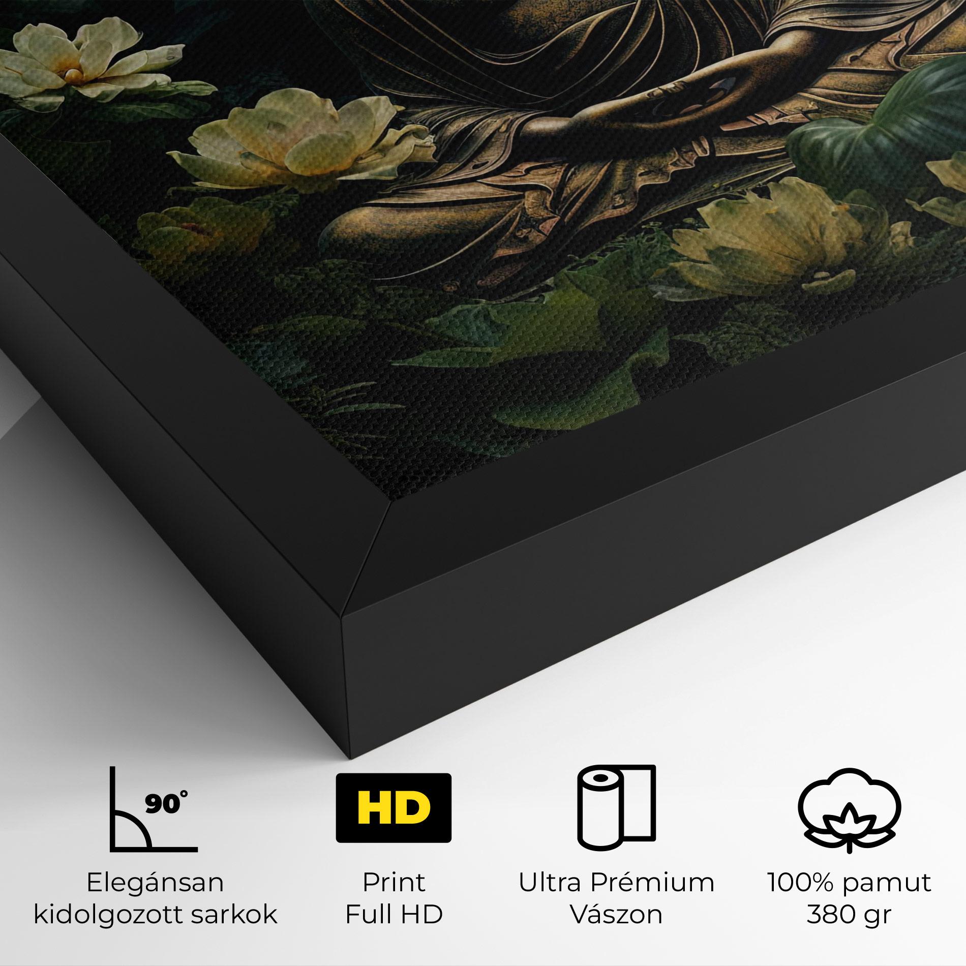 Vászonkép Calm Buddha Art mockup 4