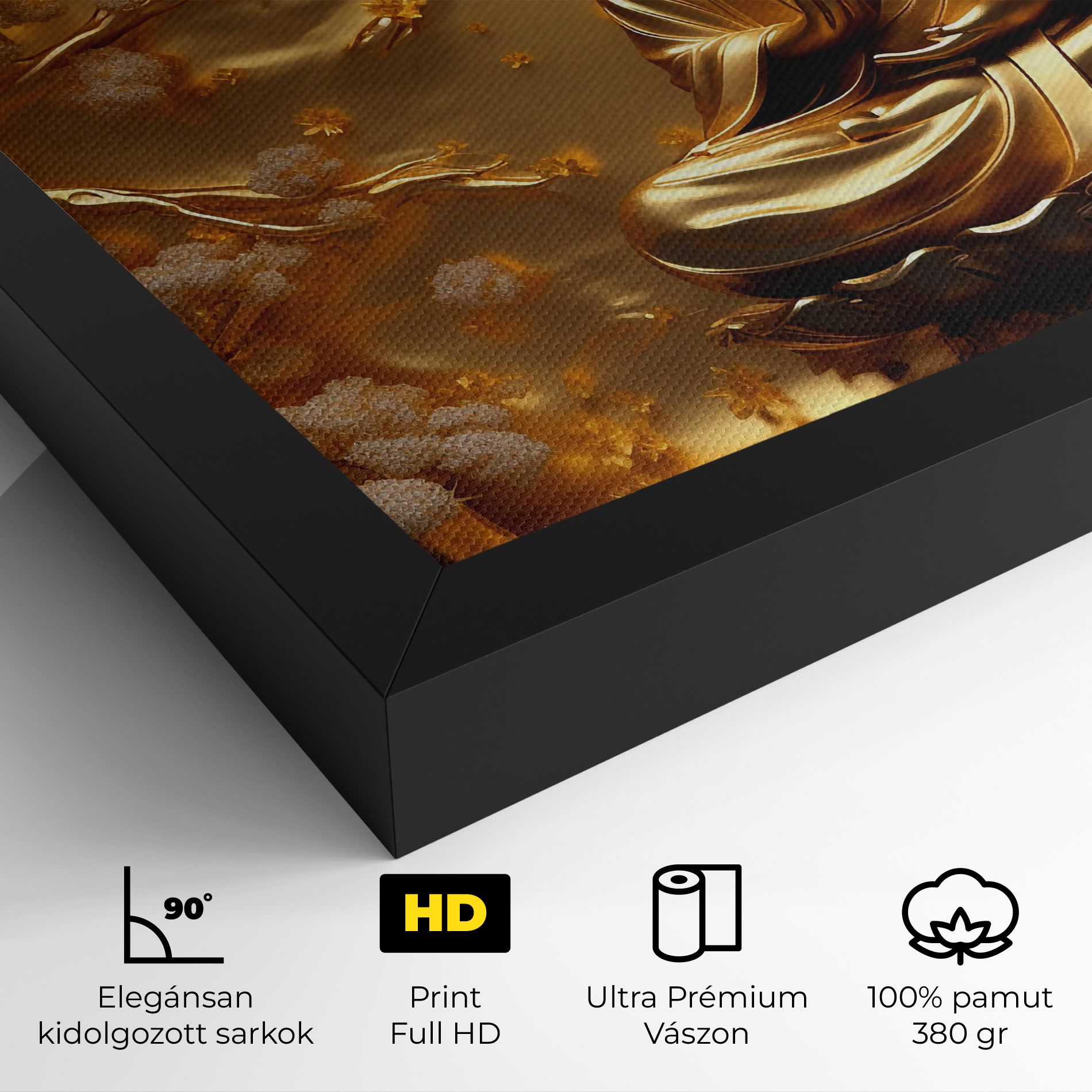 Strong Gold Buddha mockup 4