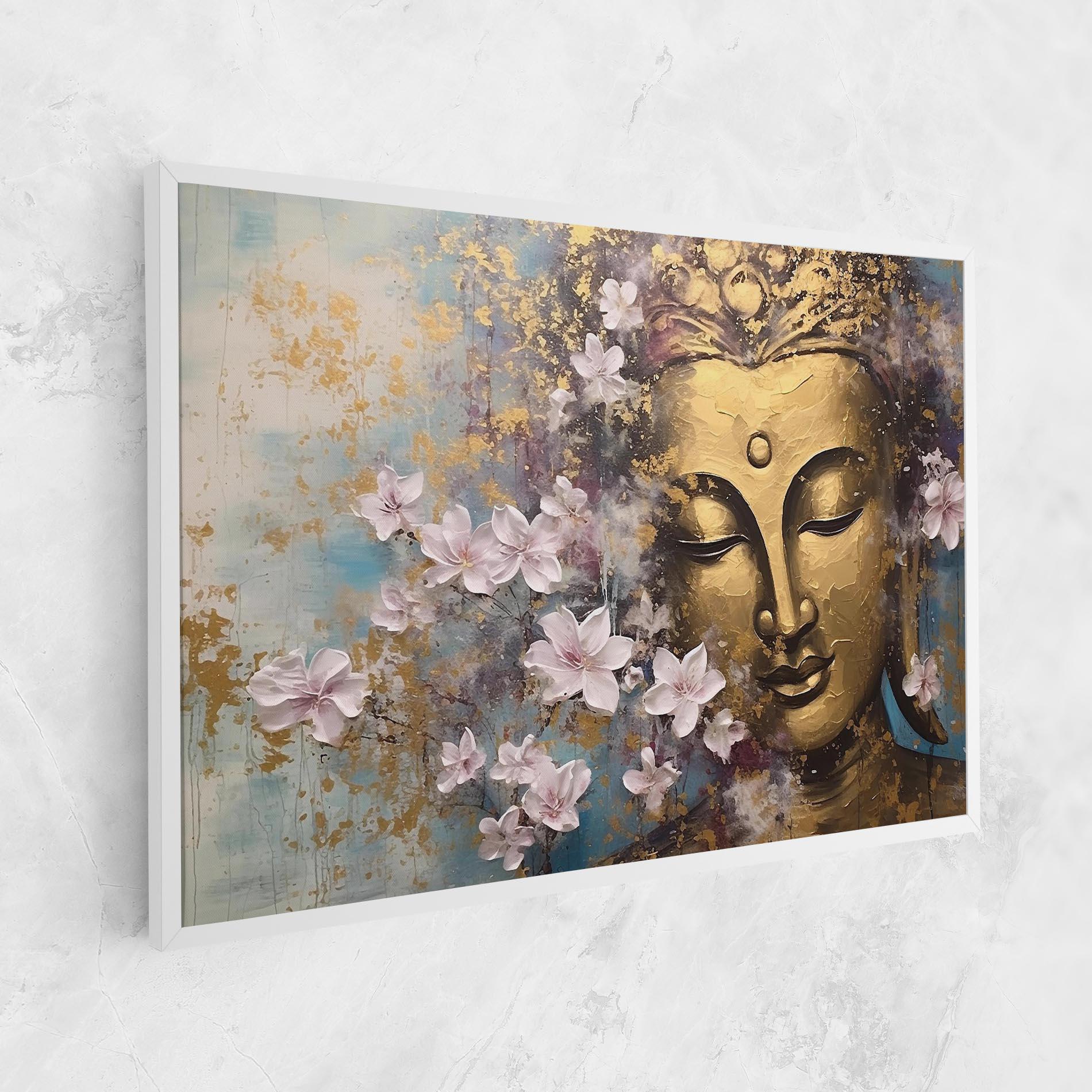 Vászonkép Abstract Buddha Plants mockup 1