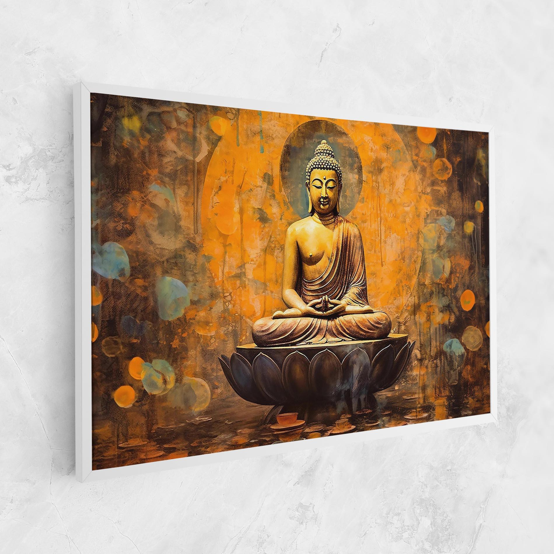Vászonkép Buddha Floating Art mockup 1