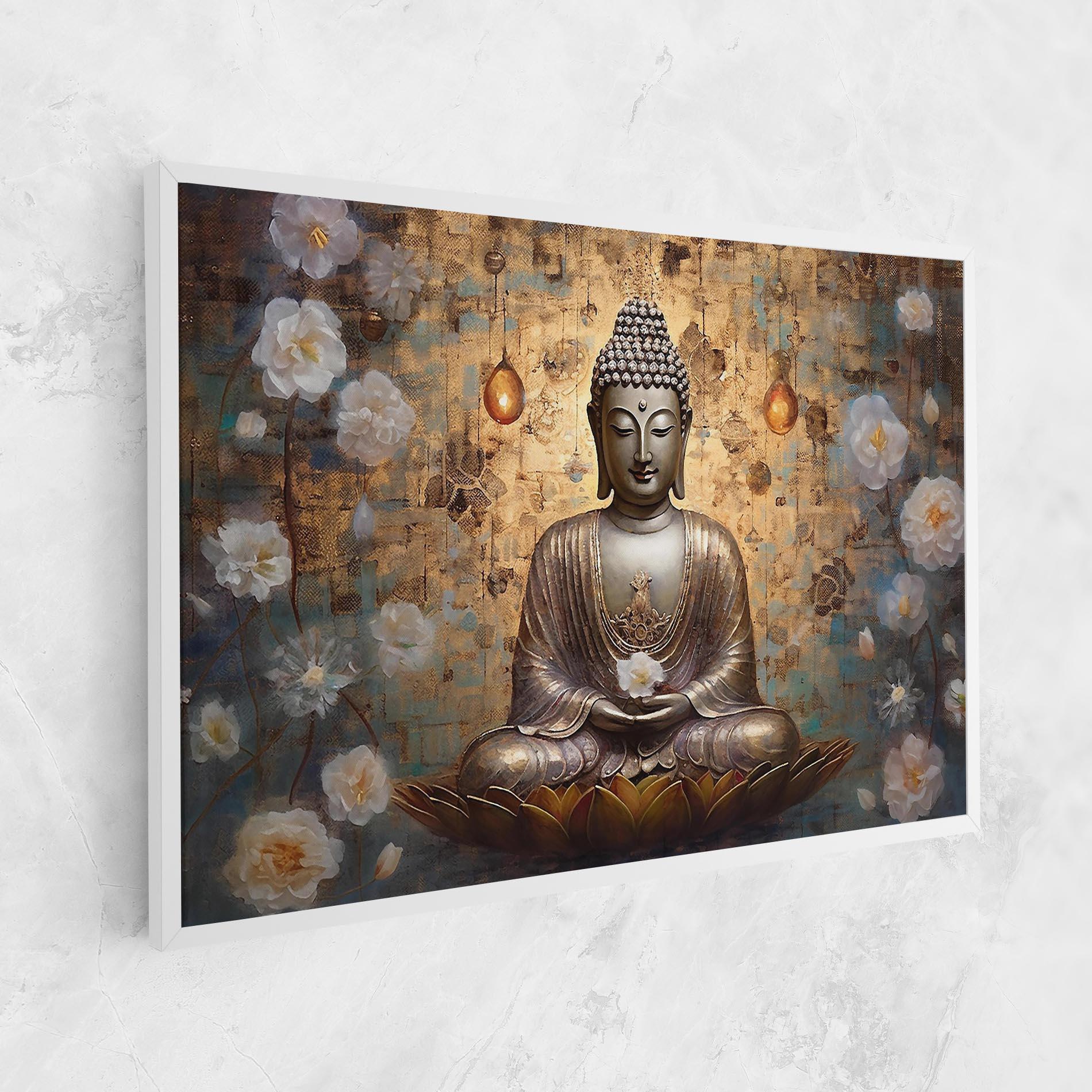 Vászonkép Buddha Meditation Art mockup 1