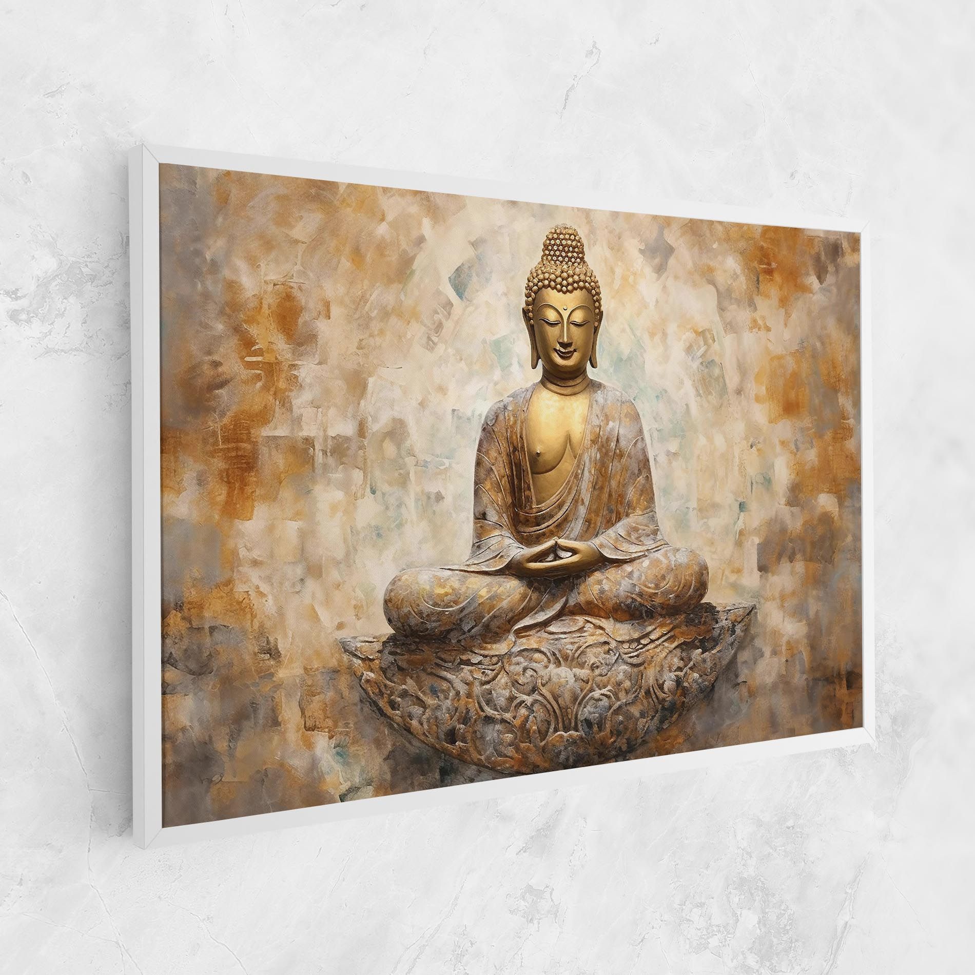 Cream Buddha Art mockup 1