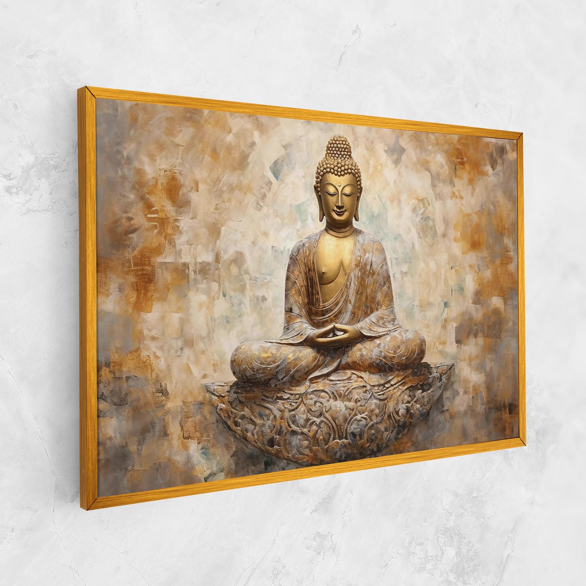 Cream Buddha Art mockup 1