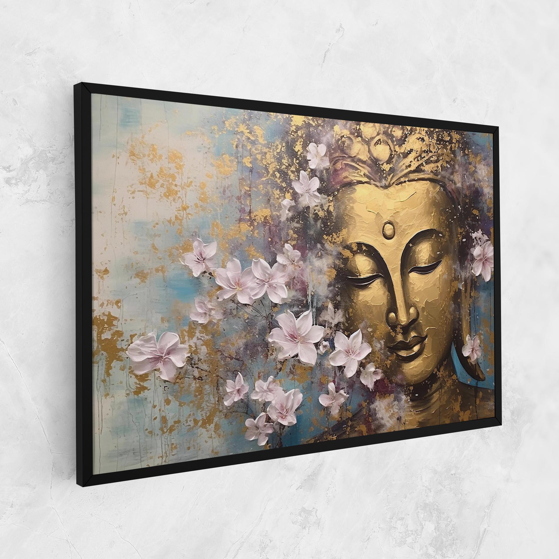 Vászonkép Abstract Buddha Plants mockup 1