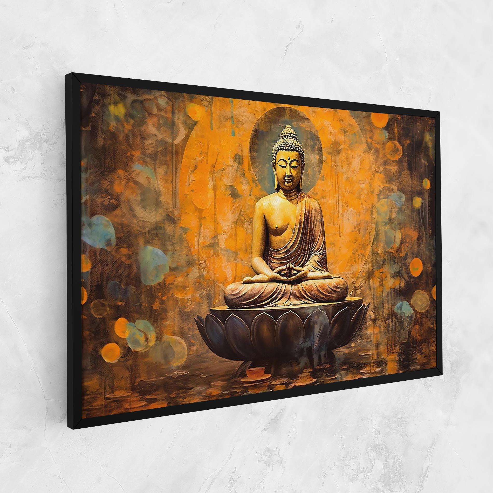 Vászonkép Buddha Floating Art mockup 1